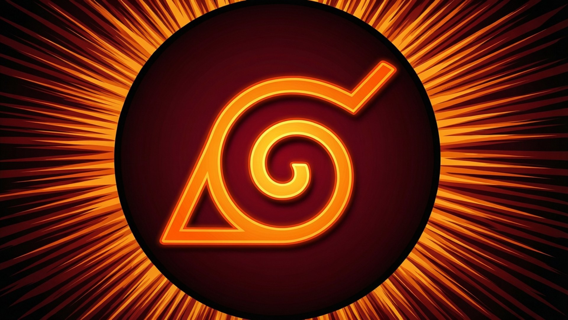 Remolino Uzumaki en Explosión Solar Fondos de pantalla