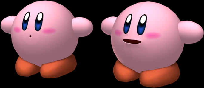 Render 3D de los gemelos Kirby Fondos de pantalla