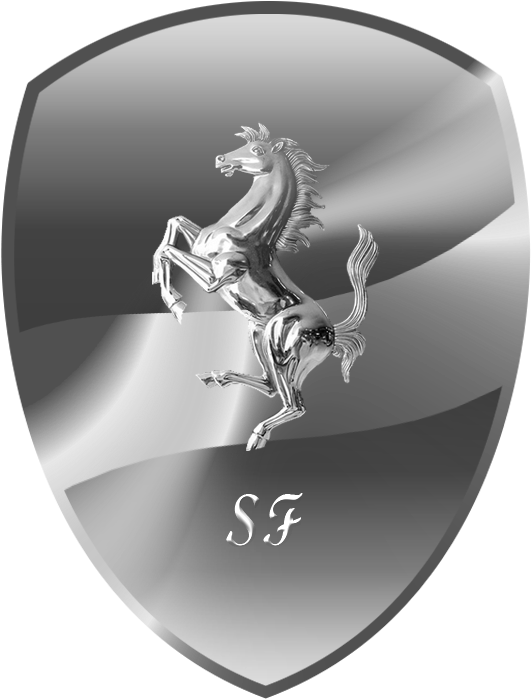 Render 3D del logo de Ferrari Fondos de pantalla