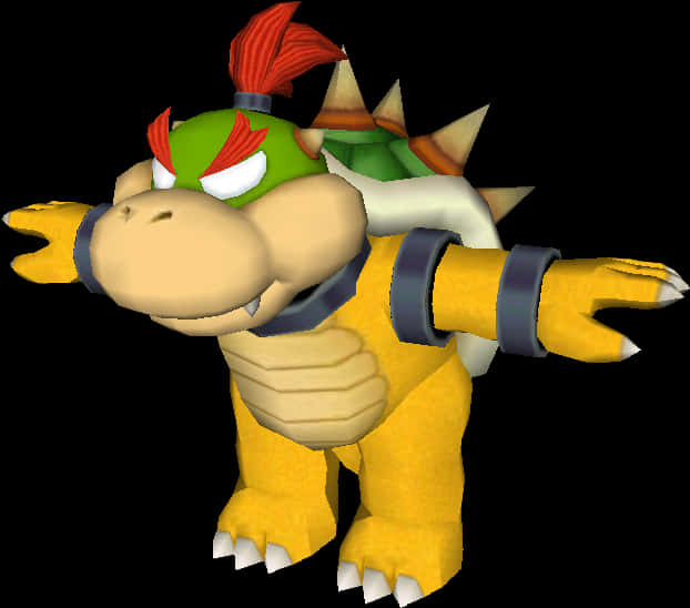Render Clásico 3D de Bowser Fondos de pantalla