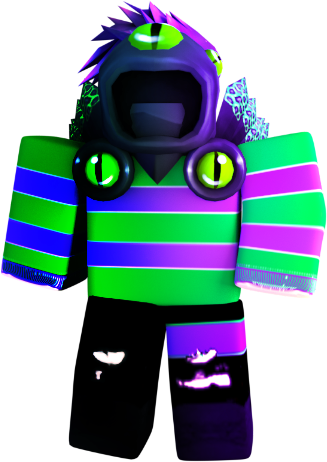 Render colorido de personaje de Roblox Fondos de pantalla