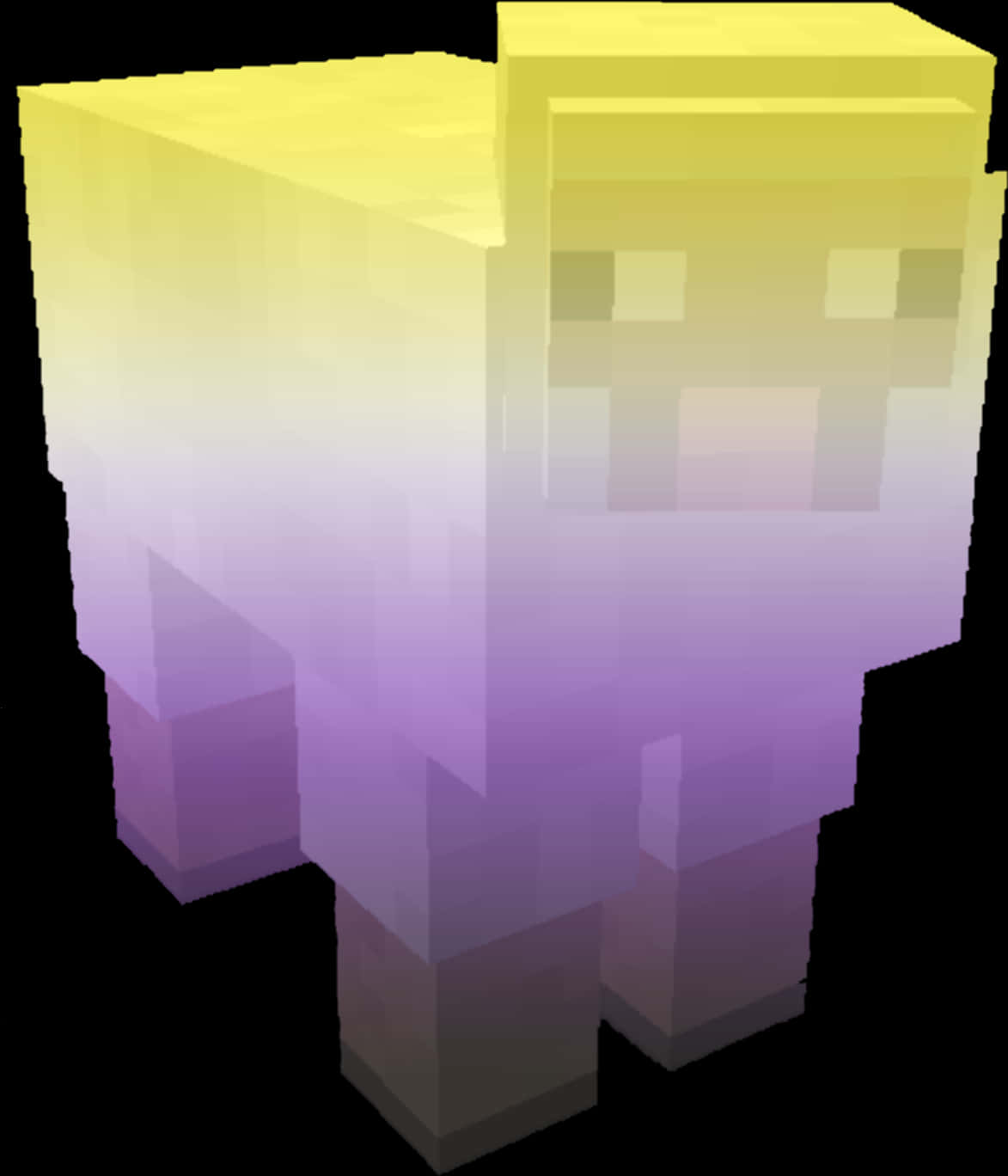 Render de personaje brillante de Minecraft Fondos de pantalla