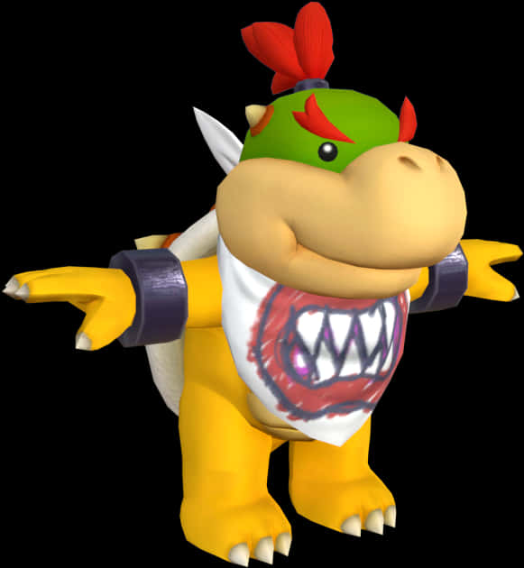 Render del personaje Baby Bowser Fondos de pantalla