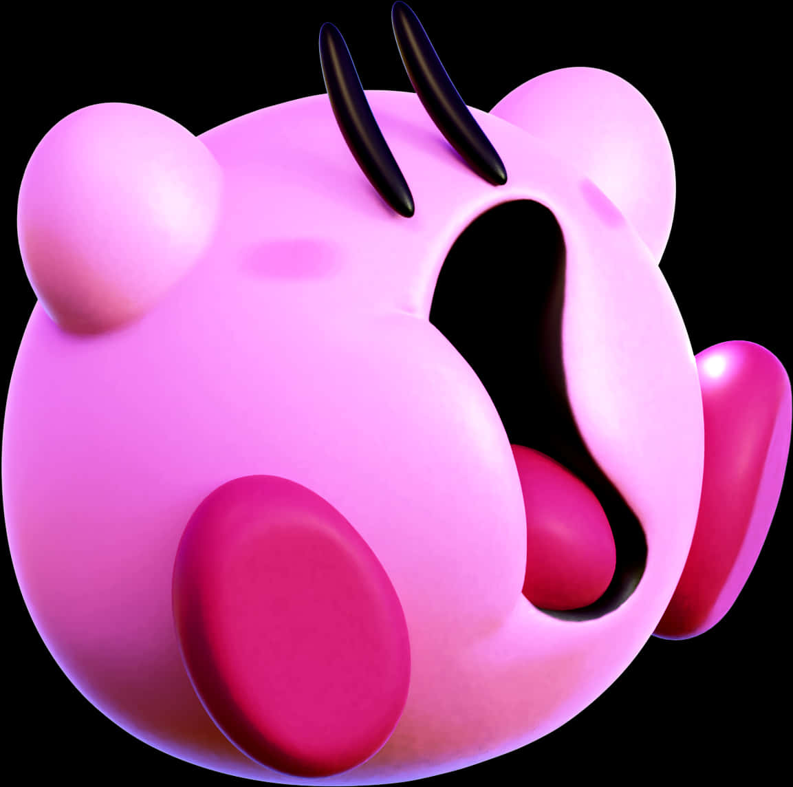 Render del personaje Kirby rosa Fondos de pantalla