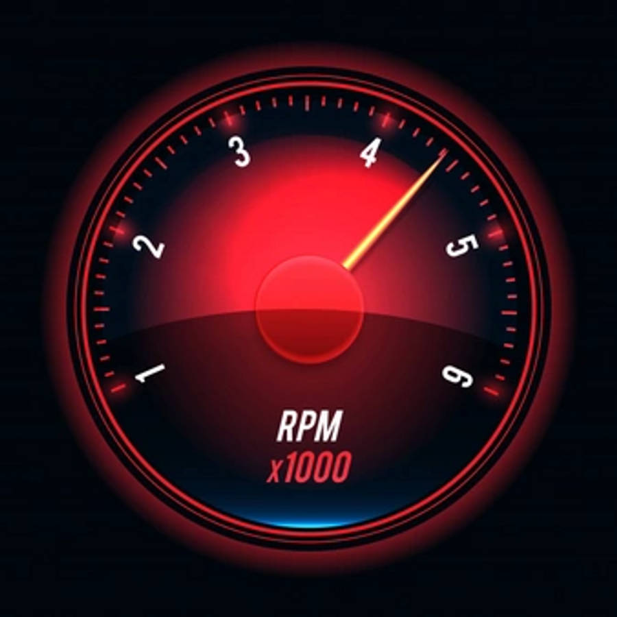Rendimiento de Internet de Alta Velocidad Ilustrado a Través de un Velocímetro Rojo Fondos de pantalla