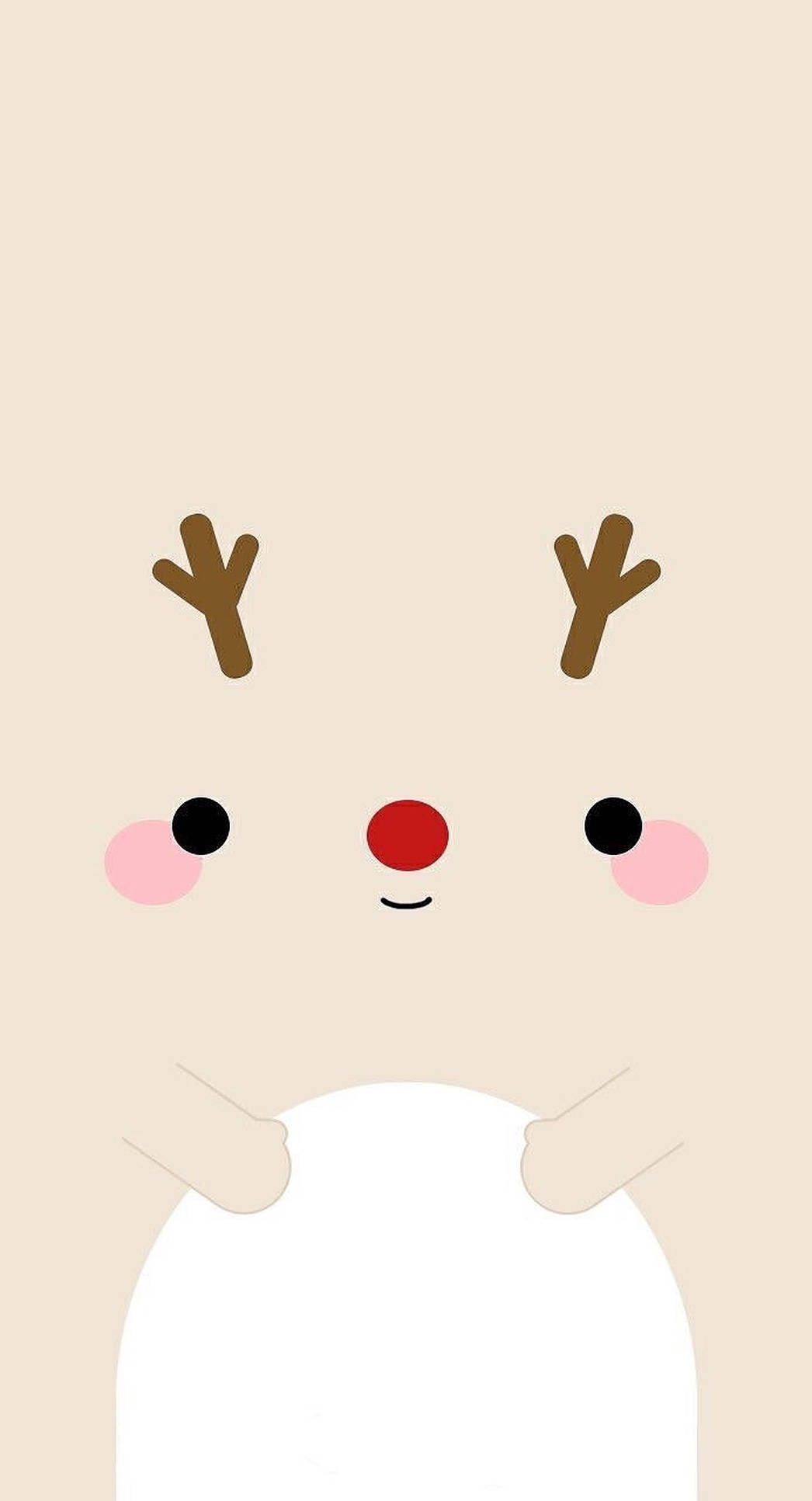 Reno Lindo de Navidad en Primer Plano Fondos de pantalla