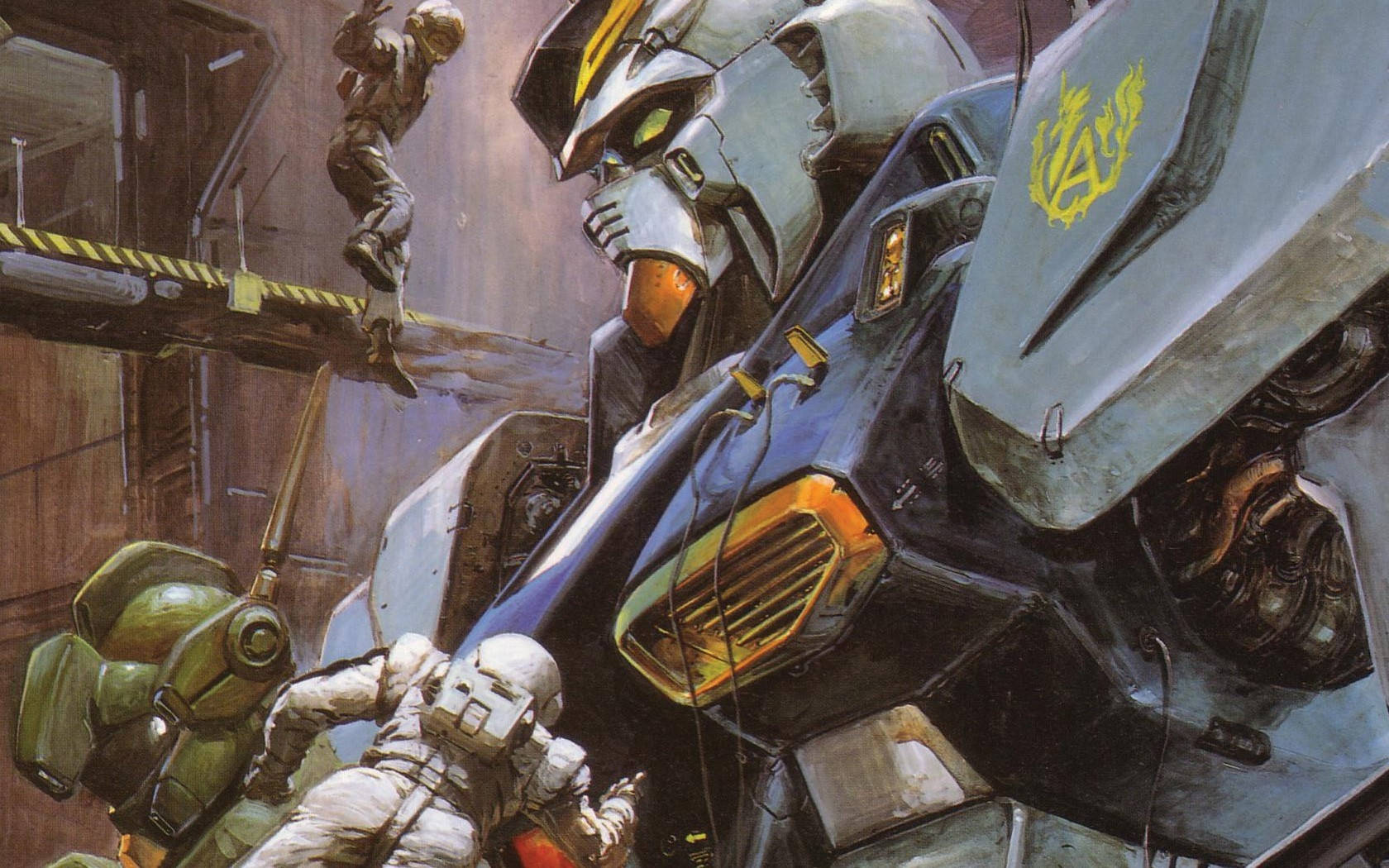Reparando un Mobile Suit Gundam