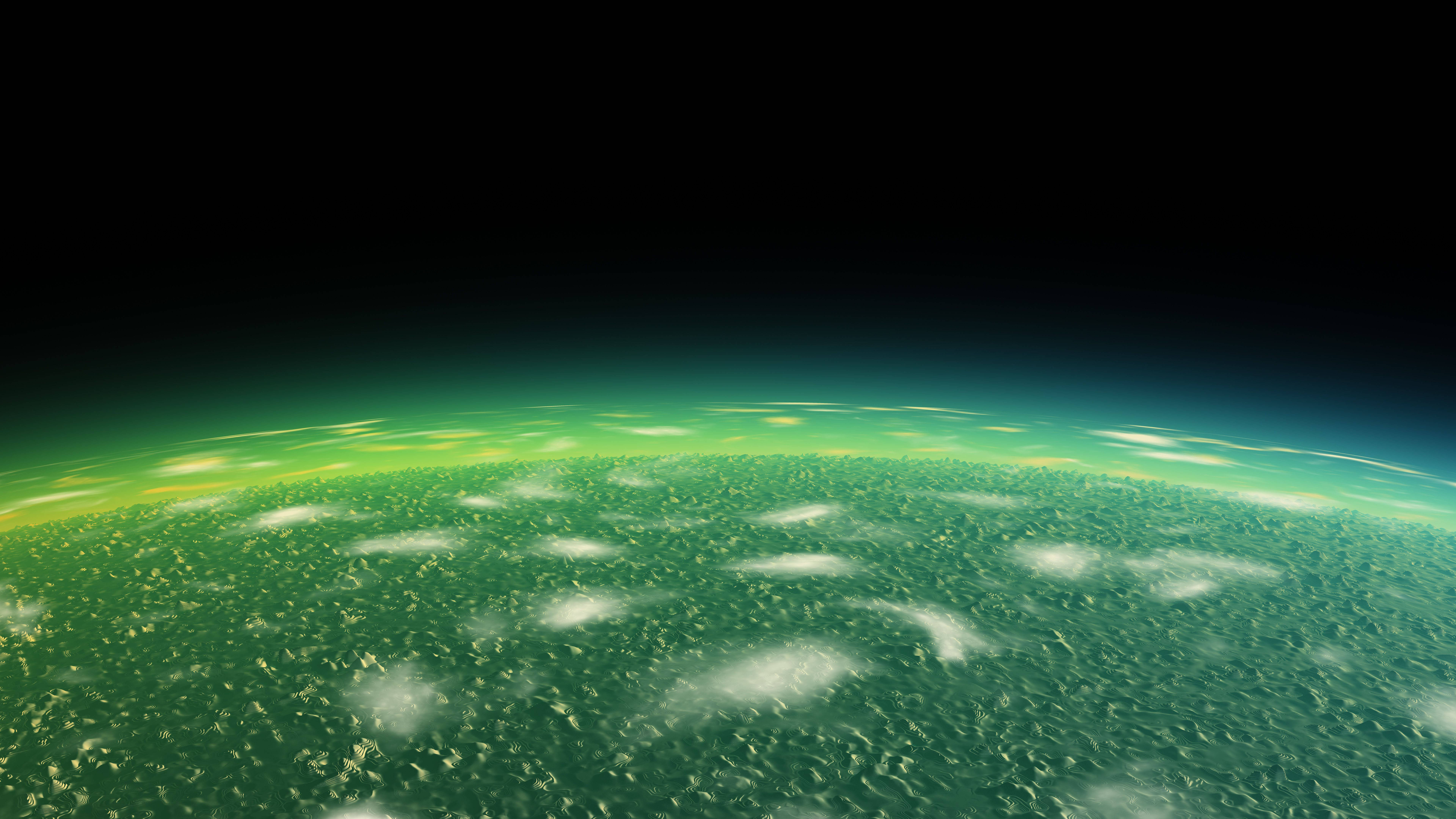 Resolución Ultra HD 8K 7680x4320 de Escritorio Planeta Verde Fondos de pantalla