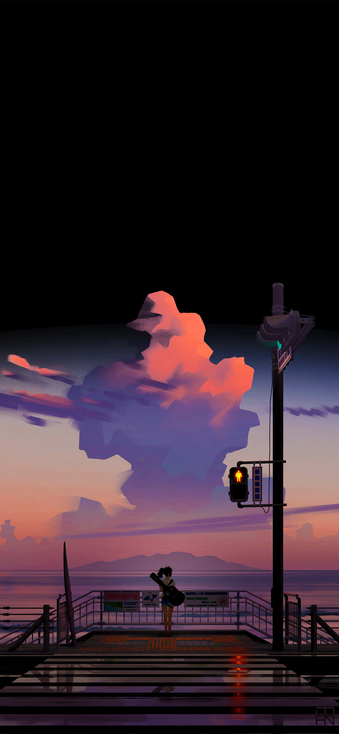 Respira la Belleza del Atardecer Anime Fondos de pantalla