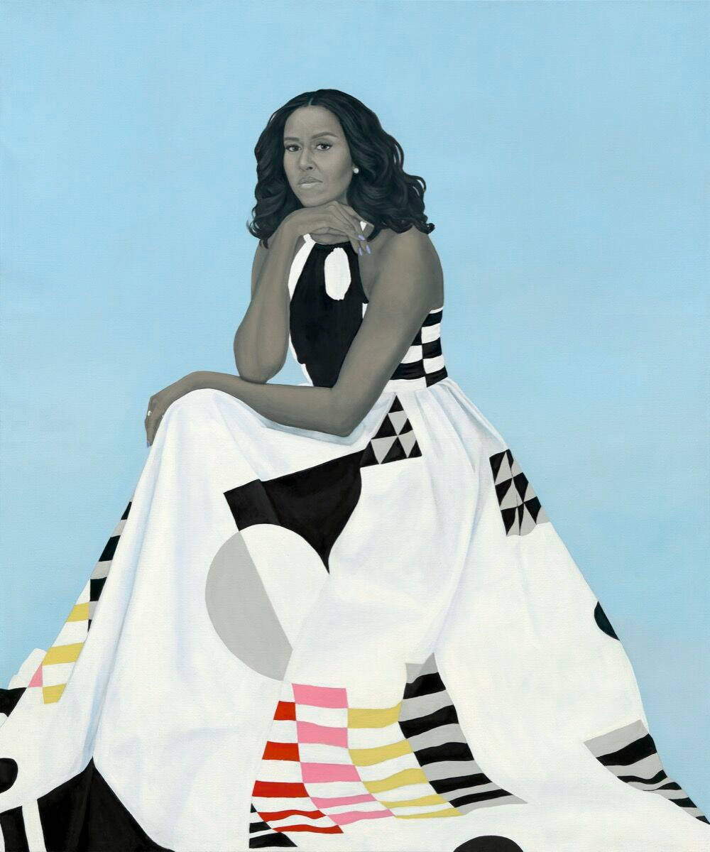 Retrato de la Primera Dama Michelle Obama Fondos de pantalla