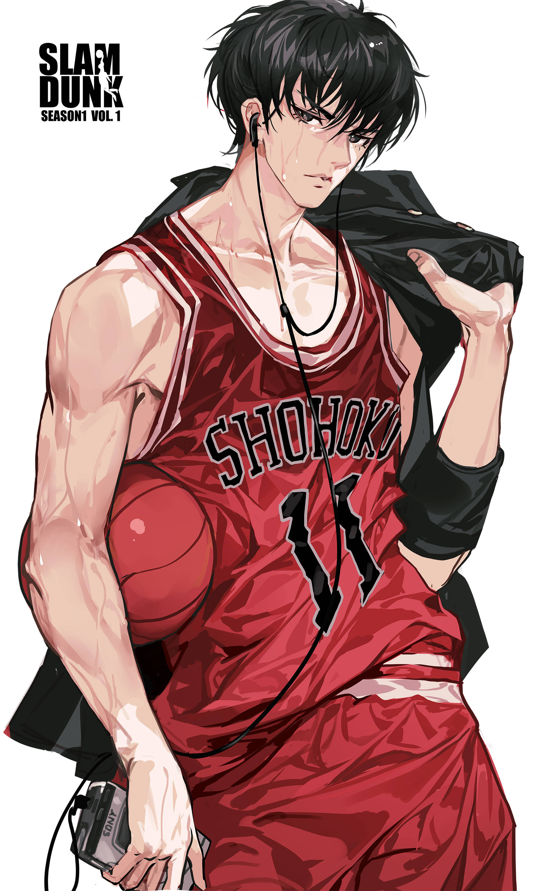 Retrato de Rukawa de Slam Dunk Fondos de pantalla