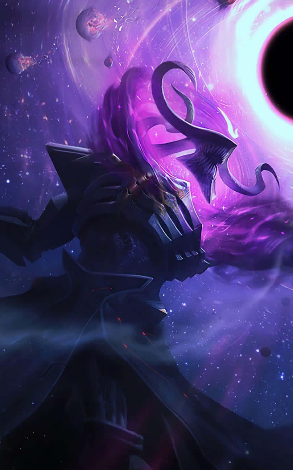 Retrato de Xerath Estrella Oscura para pantalla de inicio Pixel 3 fondo de League of Legends Fondos de pantalla