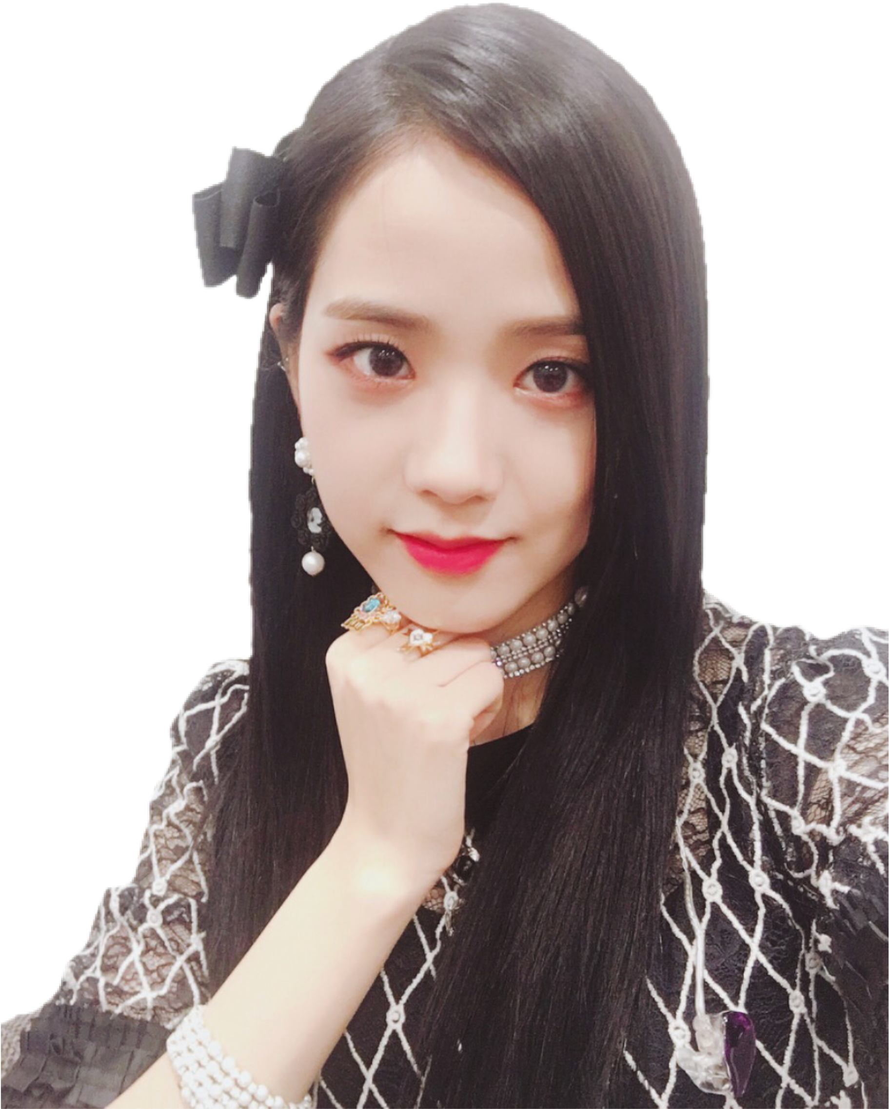 Retrato elegante de una integrante de Blackpink Fondos de pantalla