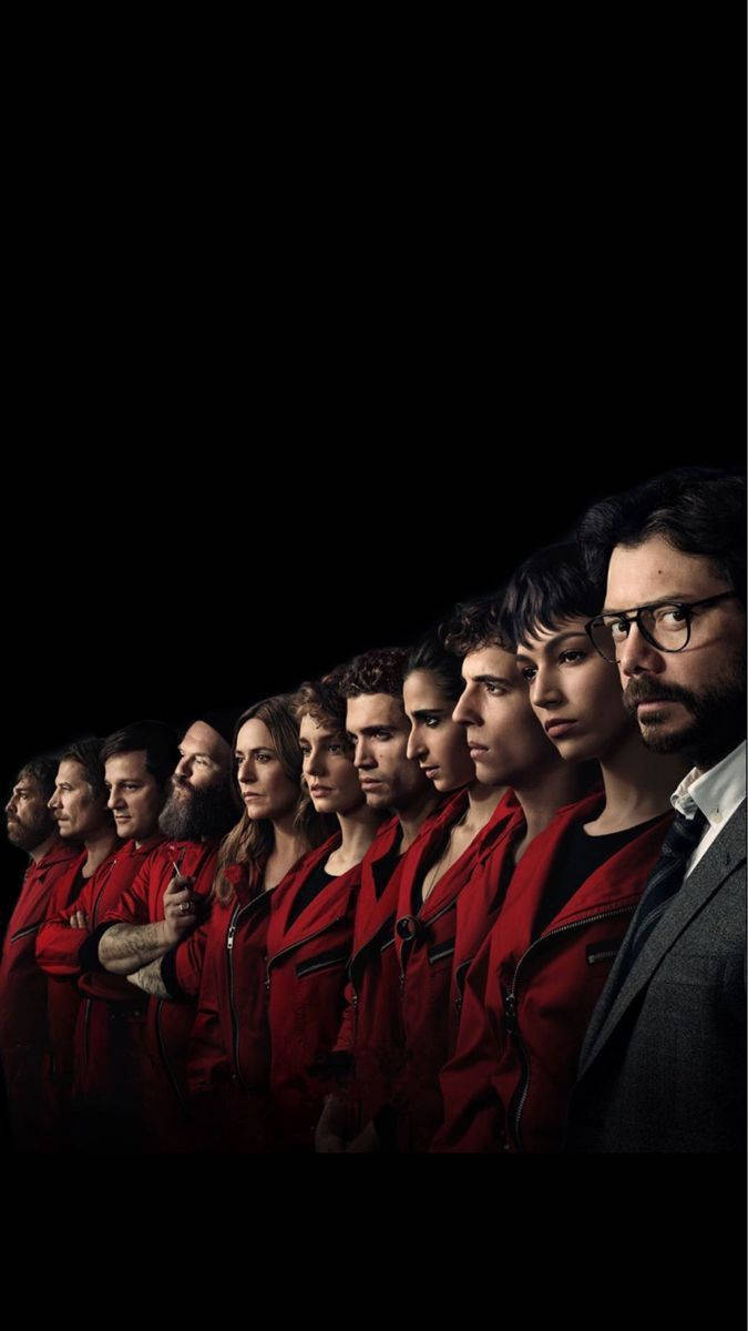 Retrato en línea del elenco de La Casa de Papel Fondos de pantalla