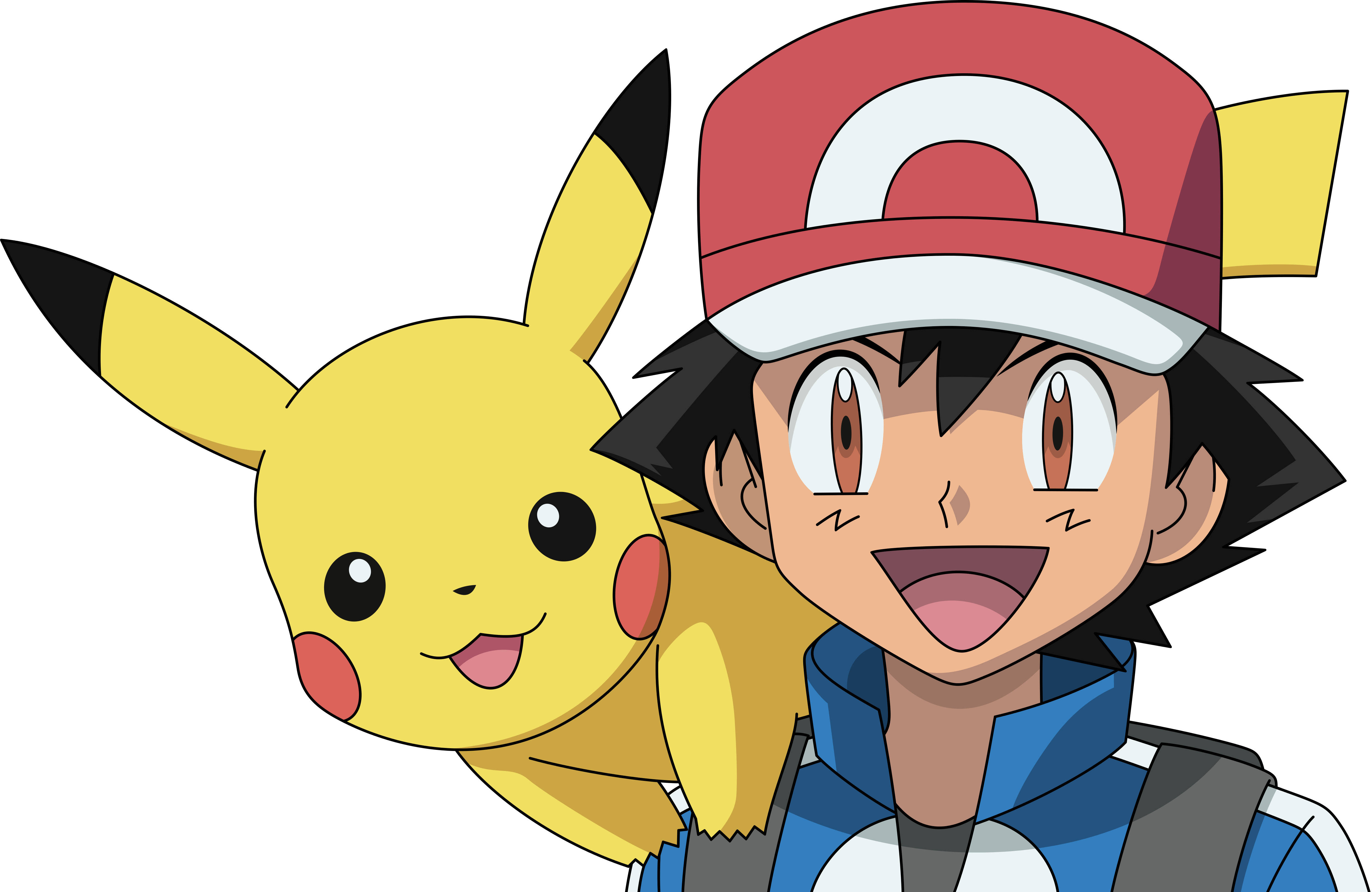 Retrato HD de Ash y Pikachu Fondos de pantalla