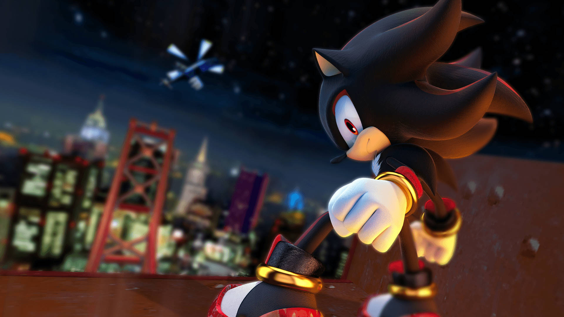 Retrato Intenso de Shadow The Hedgehog Pfp Fondos de pantalla