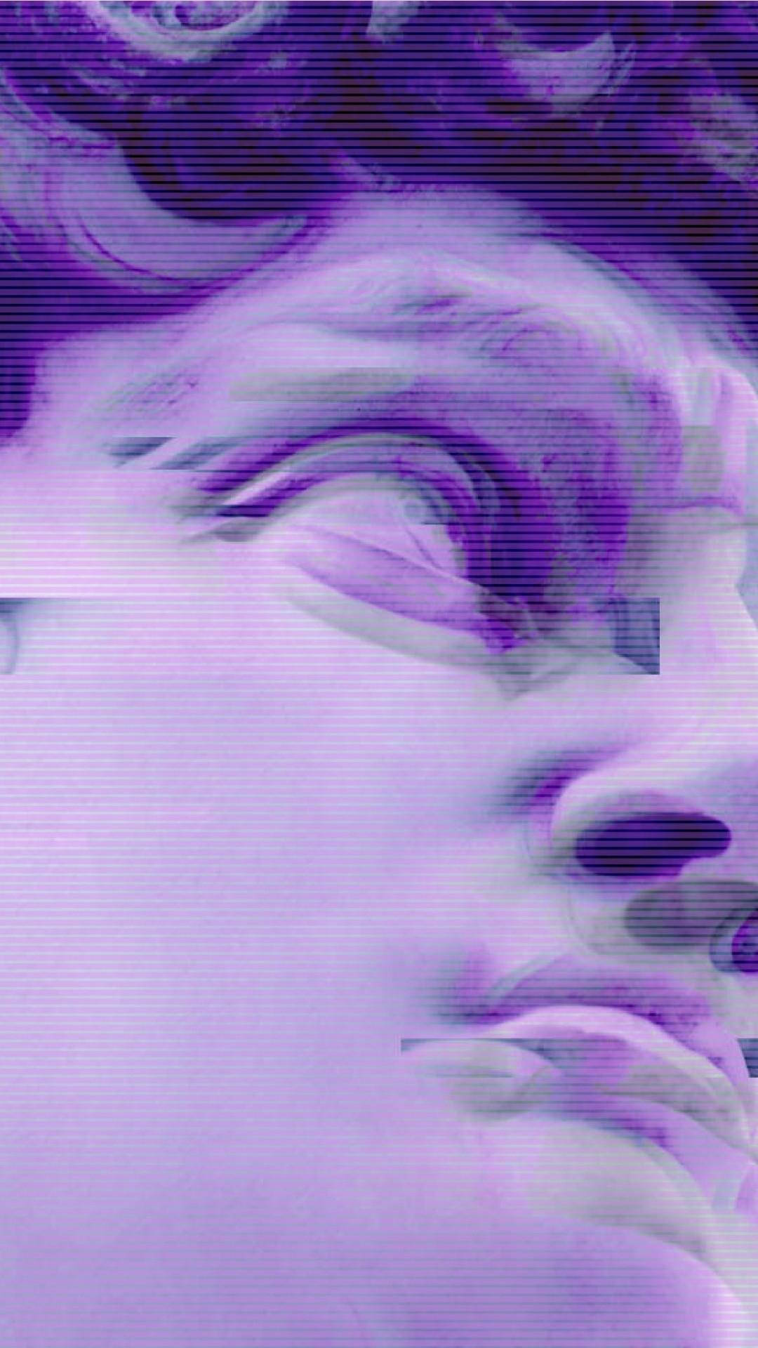 Retrato Púrpura Estética Y2K Fondos de pantalla