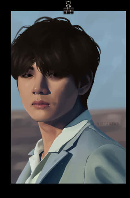 Retrato Sereno de Taehyung Fondos de pantalla