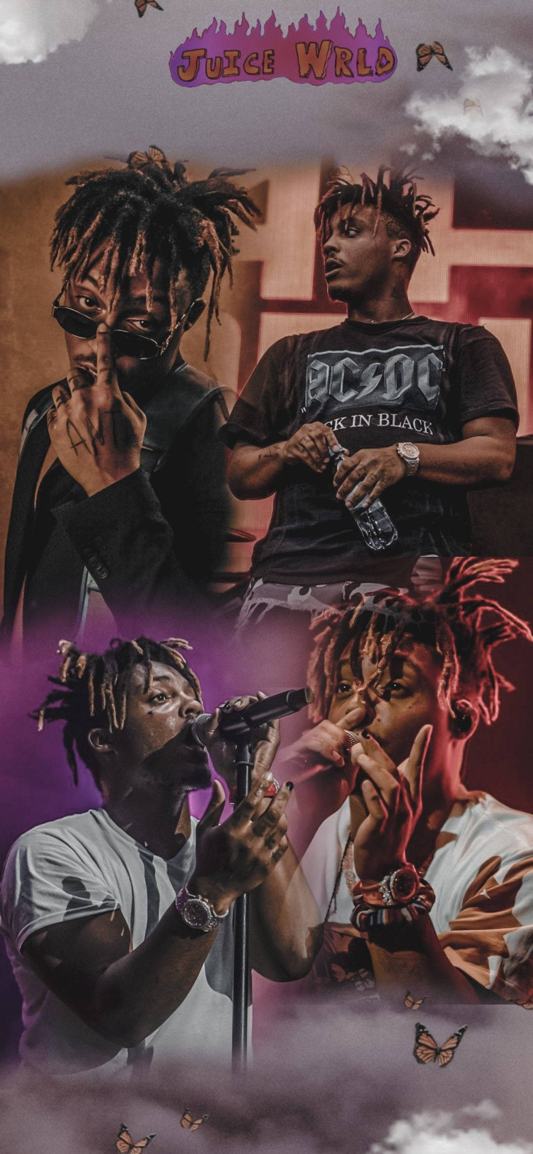 Retratos collage de XXXTentacion y Juice WRLD Fondos de pantalla