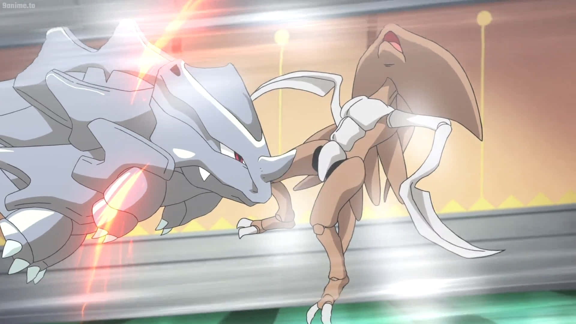 Rhyhorn contra Kabutops Fondos de pantalla