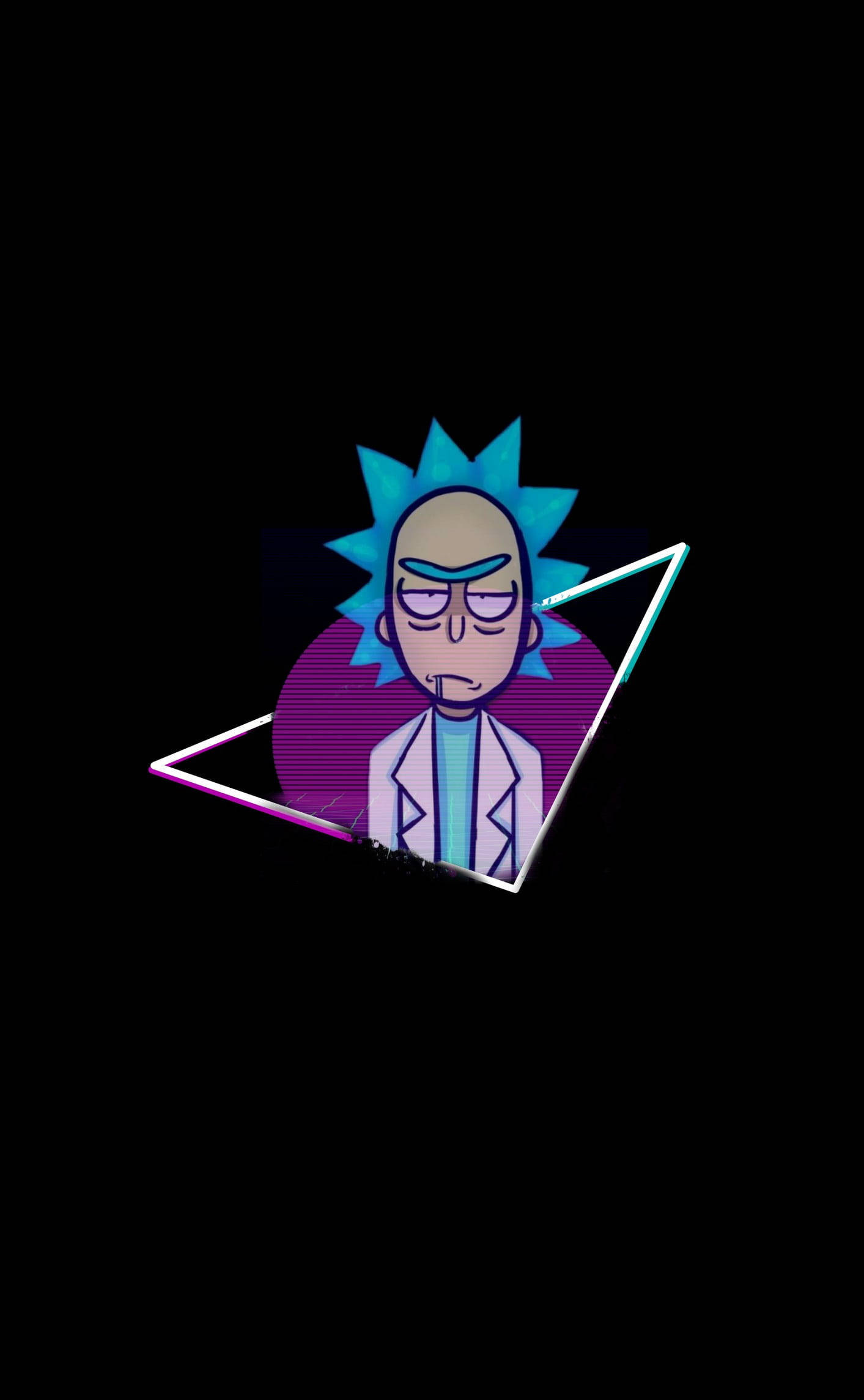 Rick And Morty Stoner Estilo Vaporwave Fondos de pantalla