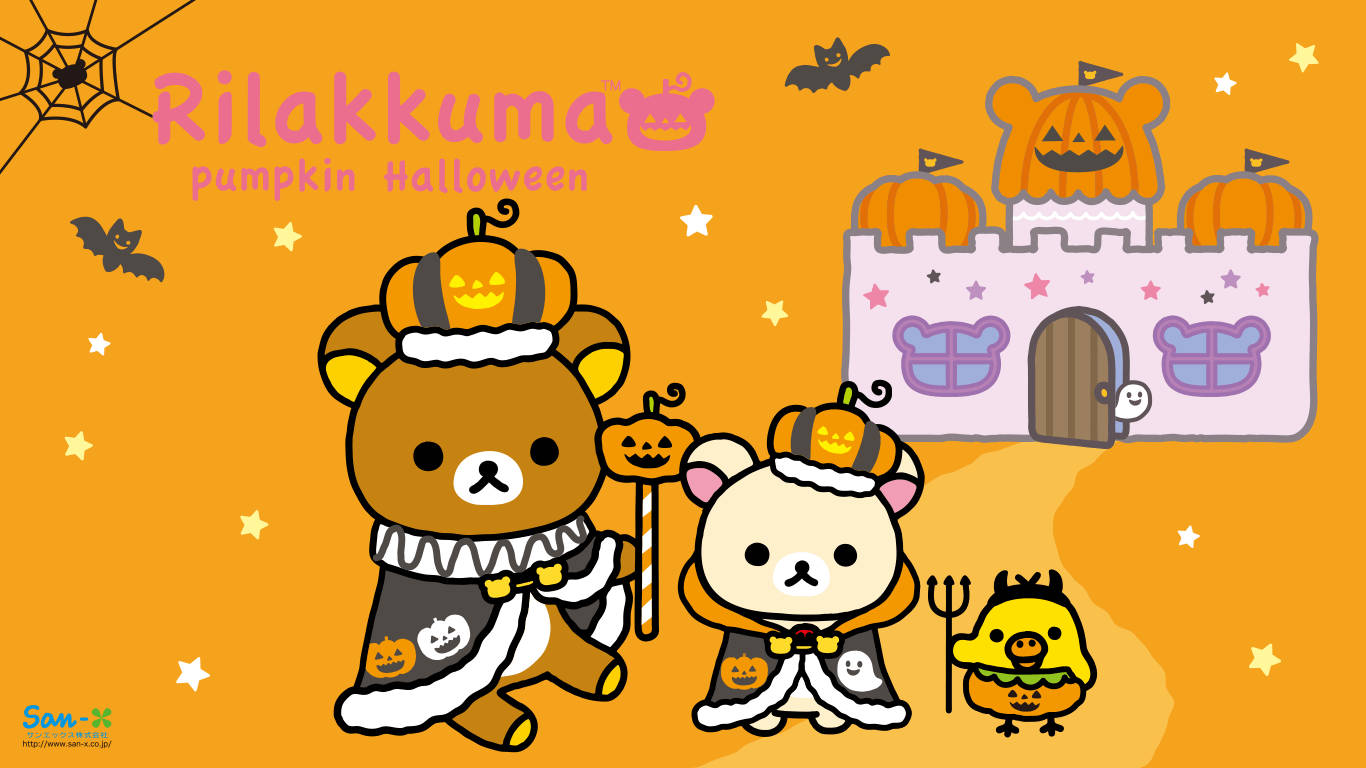 Rilakkuma Halloween Kawaii Fondos de pantalla