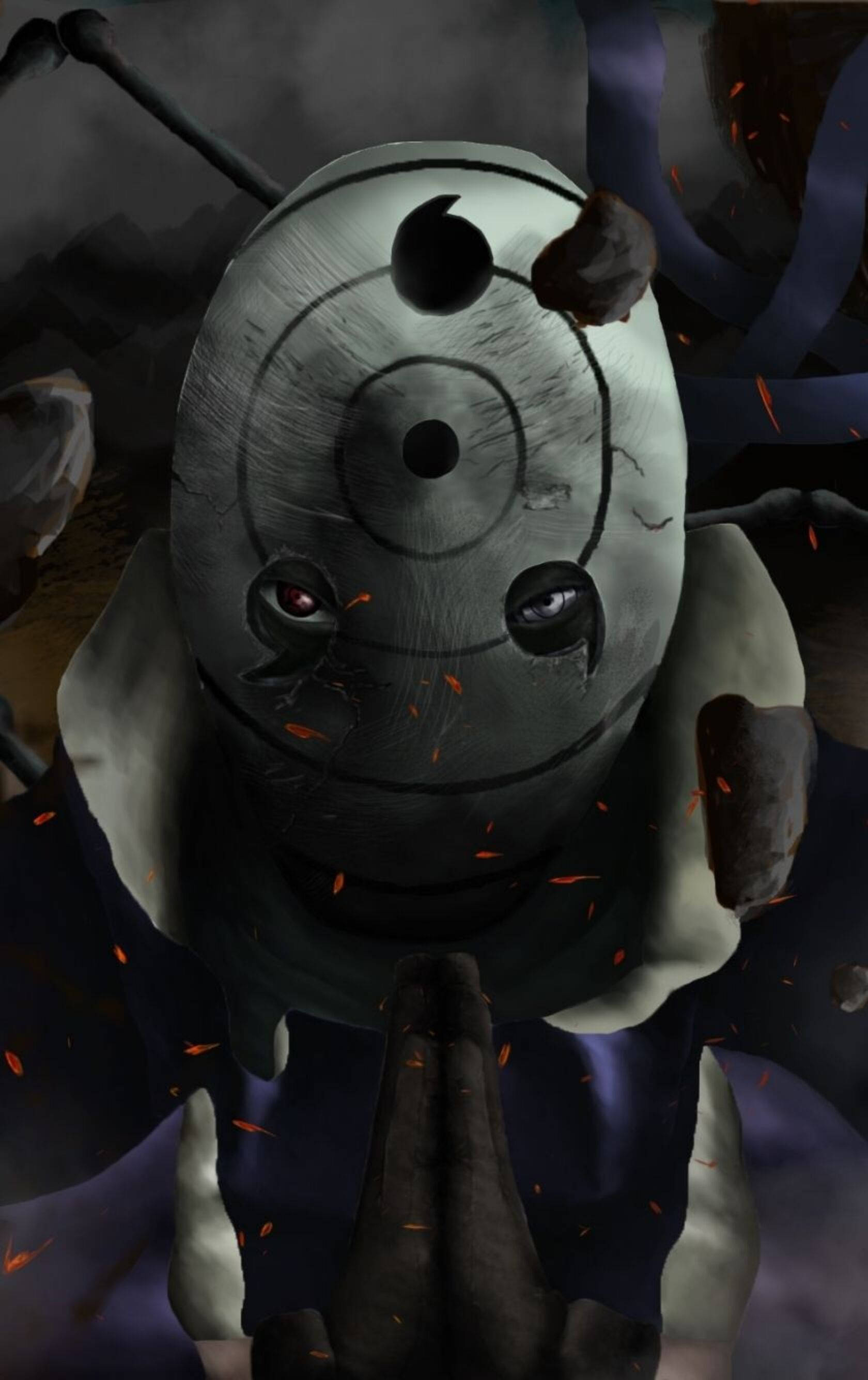 Rinne Sharingan Obito Phone Fondos de pantalla