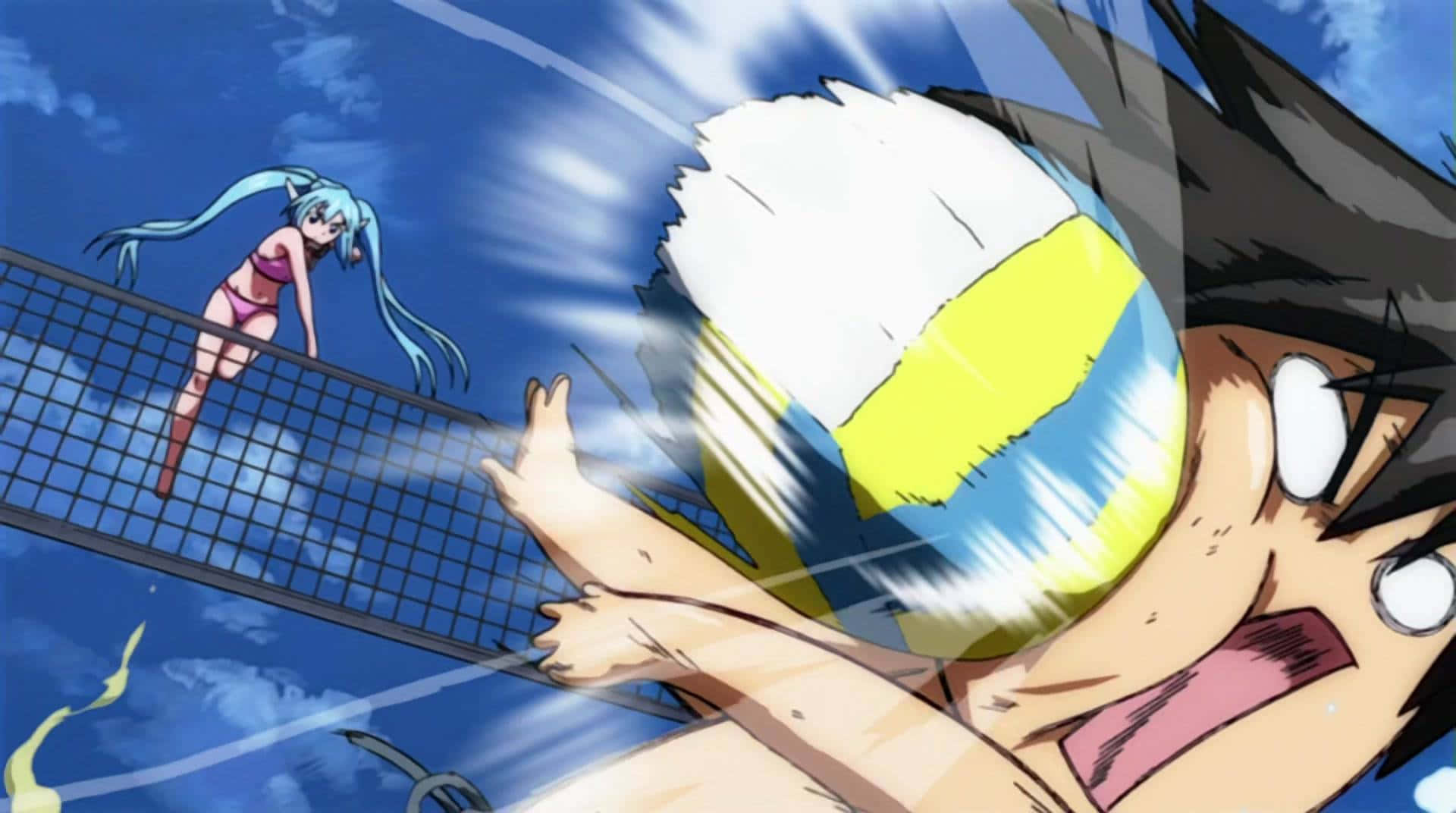 Risas por todas partes con este divertido fondo virtual de anime Fondos de pantalla