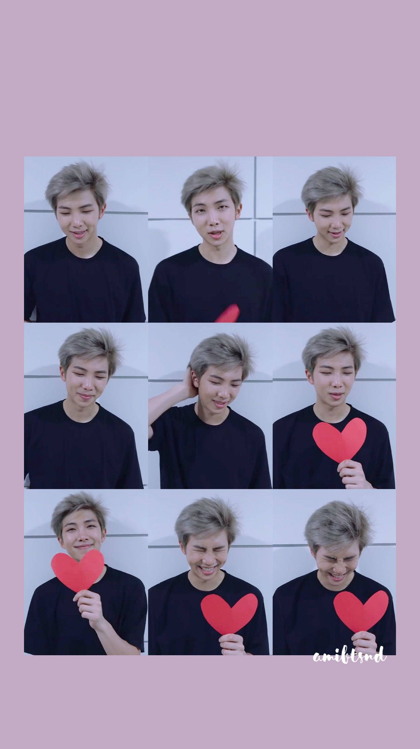 ¡RM de BTS irradia positividad con su cabello rosa! Fondos de pantalla