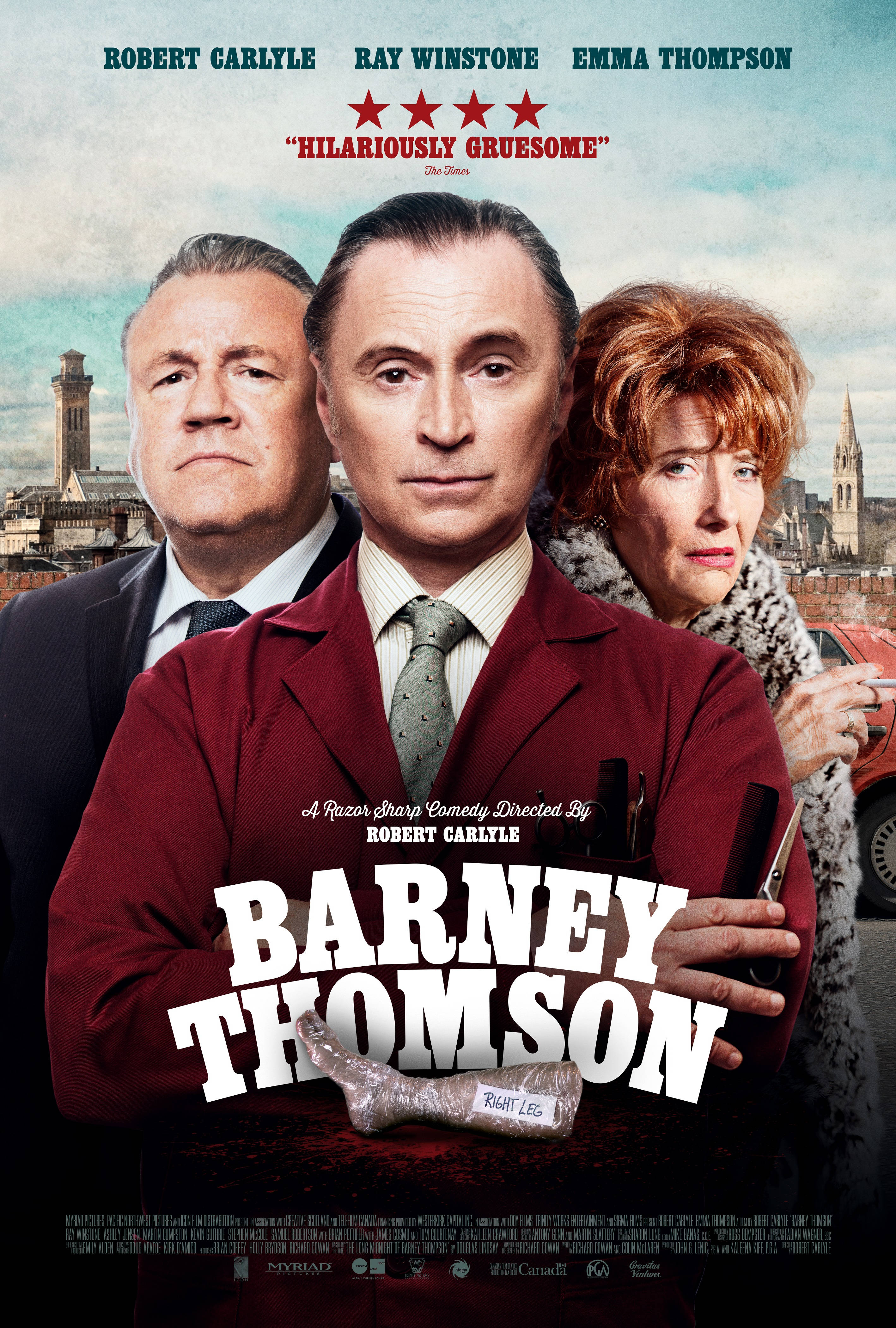 Robert Carlyle Póster de Barney Thomson Fondos de pantalla
