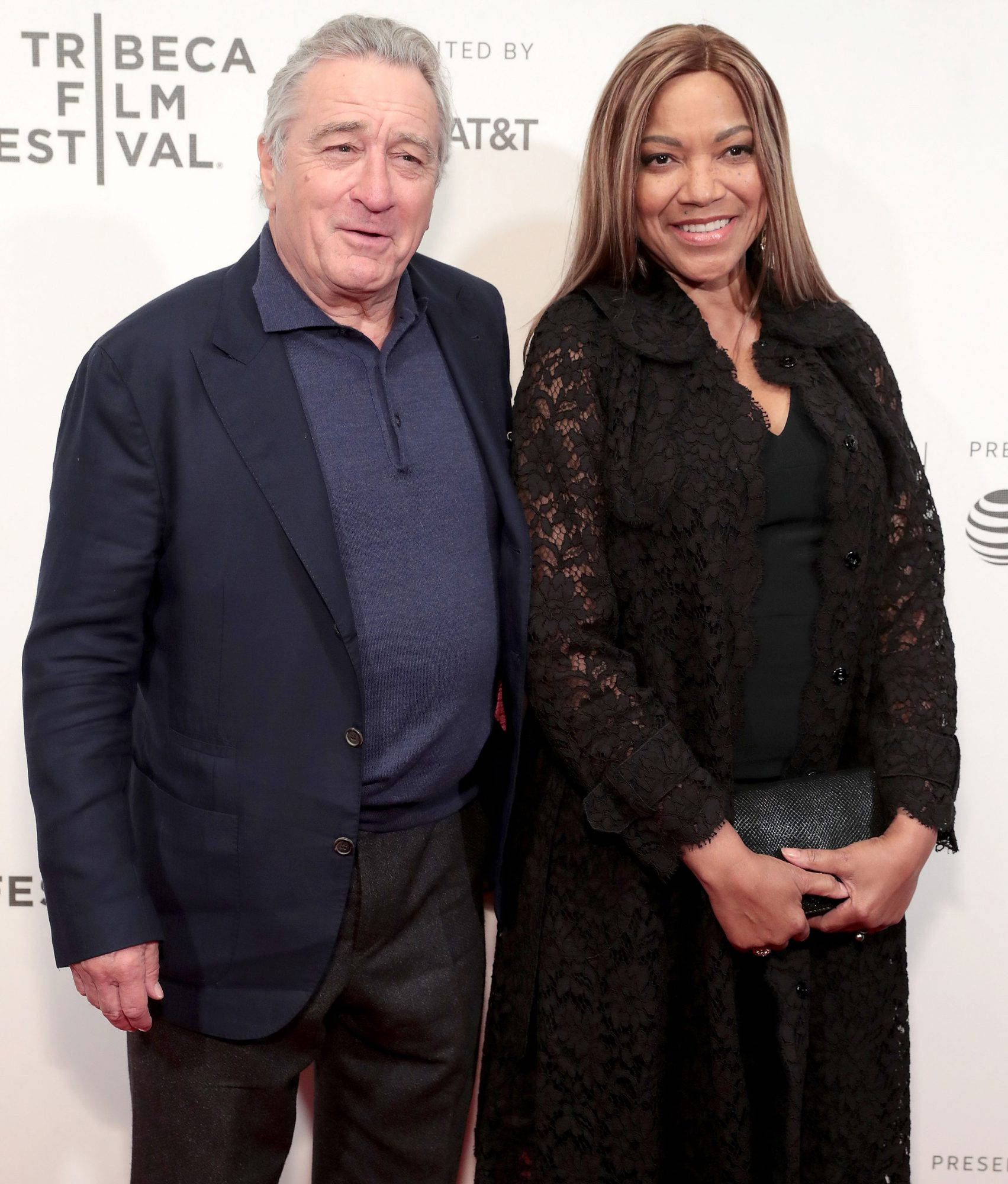 Robert De Niro y su Esposa Fondos de pantalla