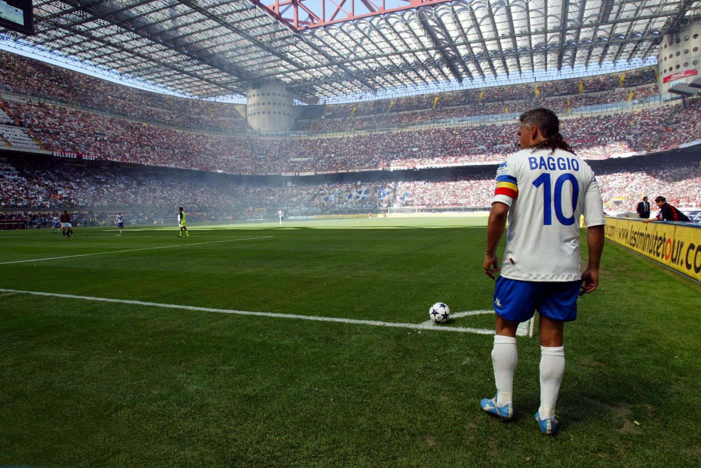 Roberto Baggio Estadio San Siro Fútbol Fondos de pantalla