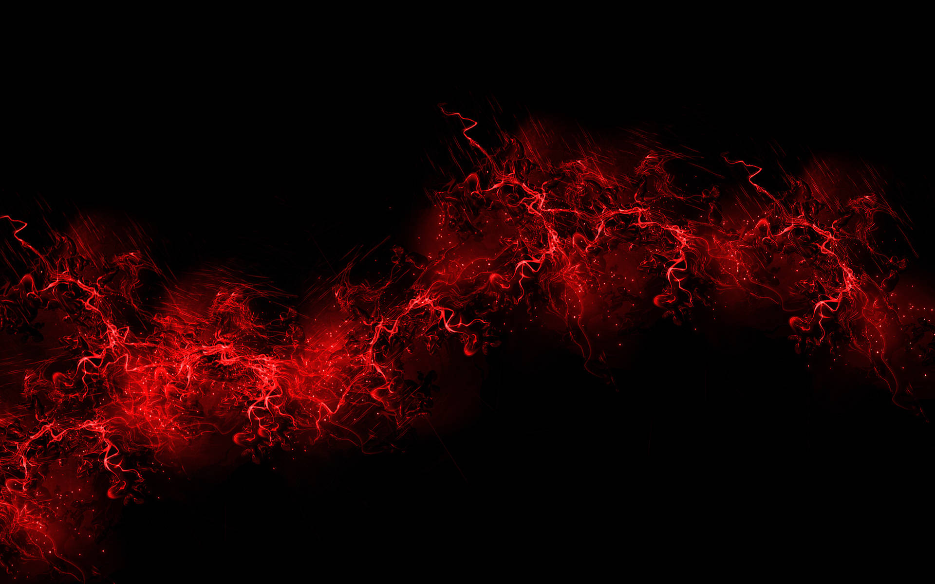 Rojo Ardiente en Negro Frío Fondos de pantalla