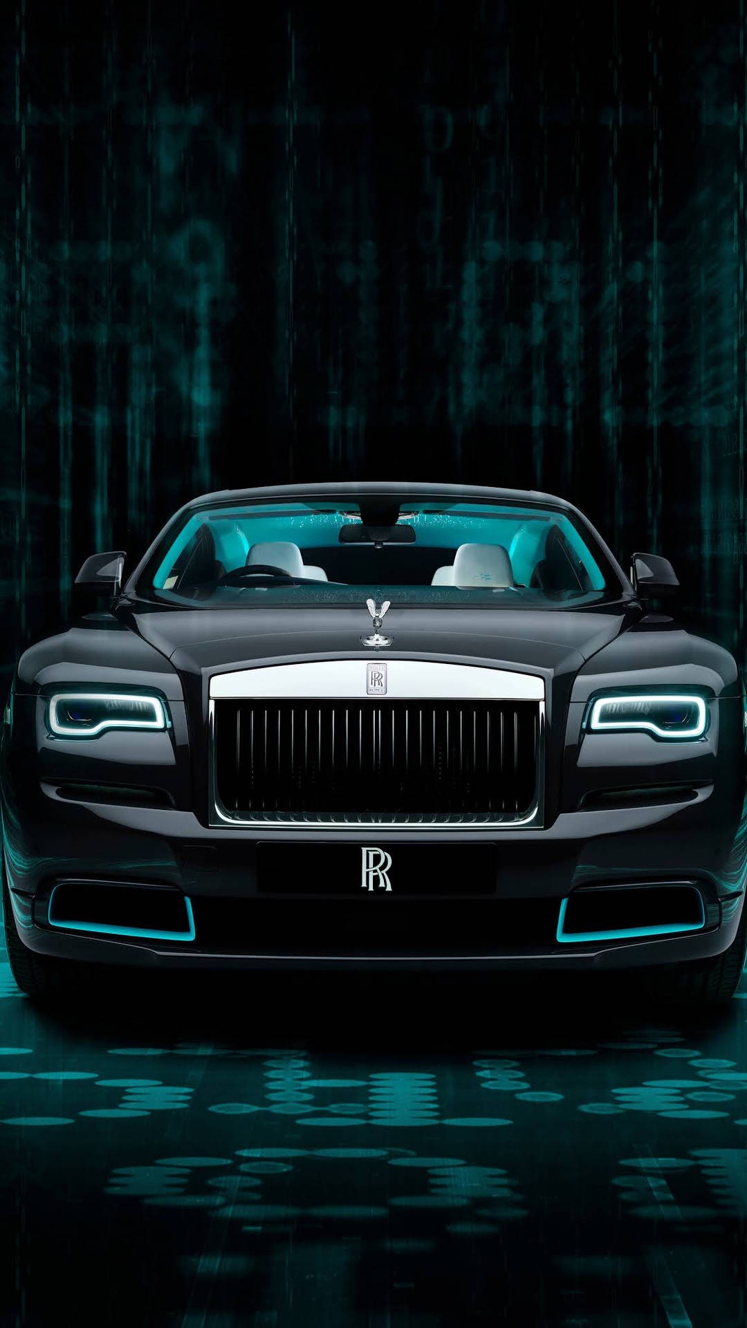 Rolls-Royce 4K Wraith Estética Futurista — Coche en movimiento Fondos de pantalla