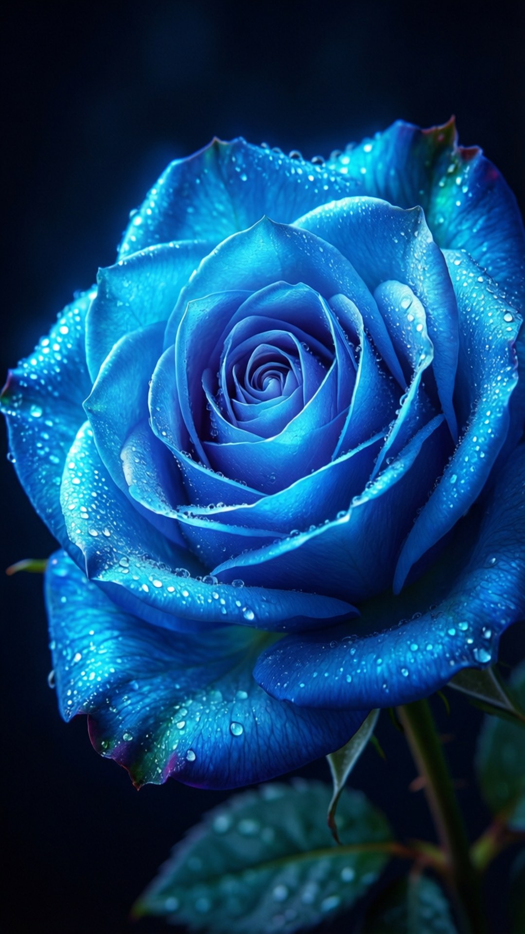 Rosa Azul Neón Fondos de pantalla