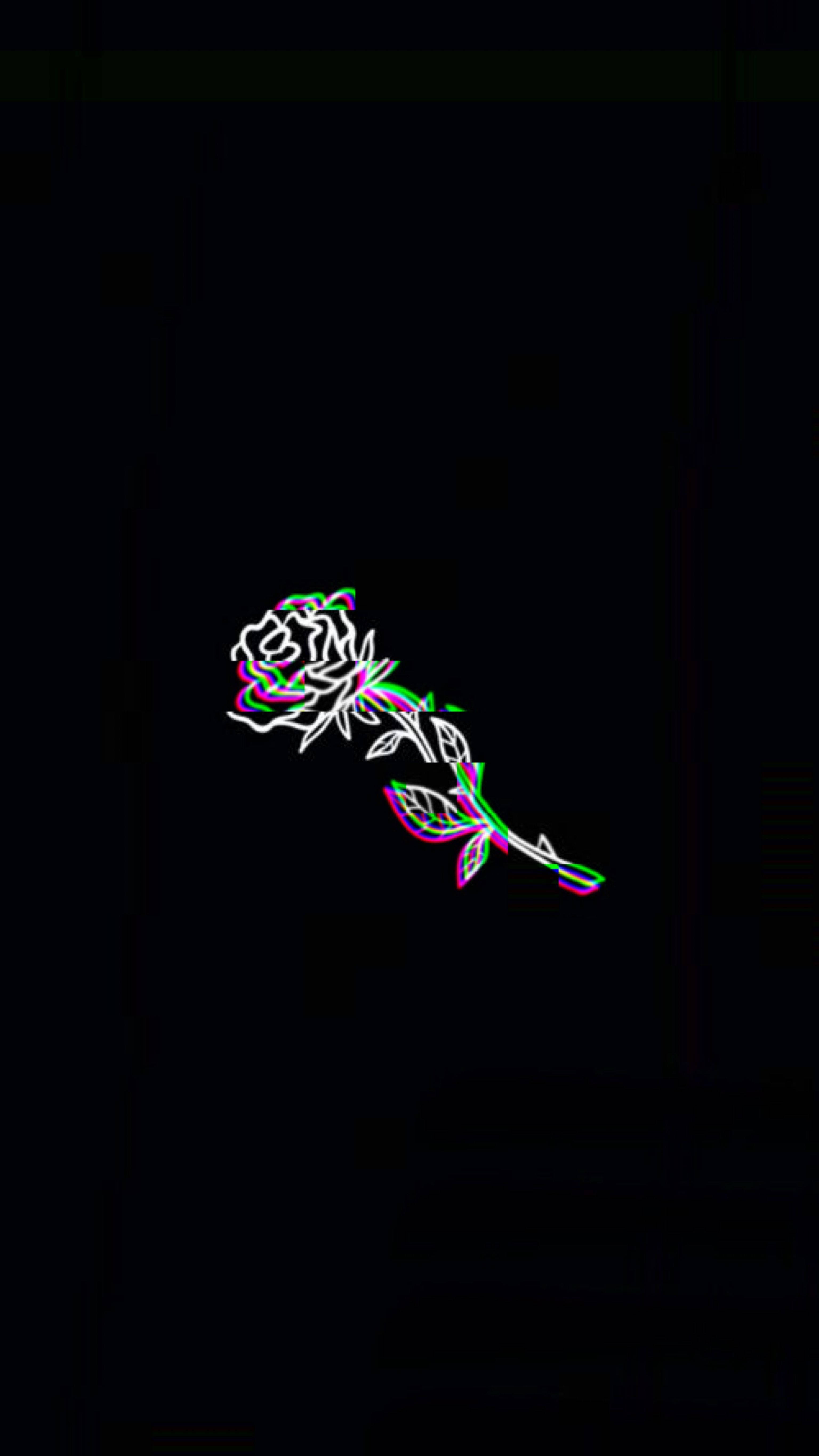 Rosa estética oscura y psicodélica Fondos de pantalla