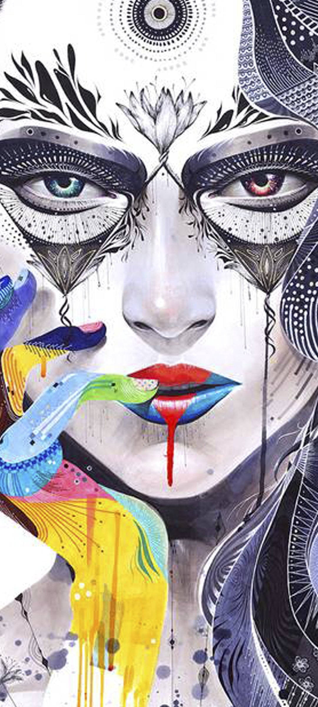 Rostro de Arte Pop Para Samsung S20 FE Fondos de pantalla