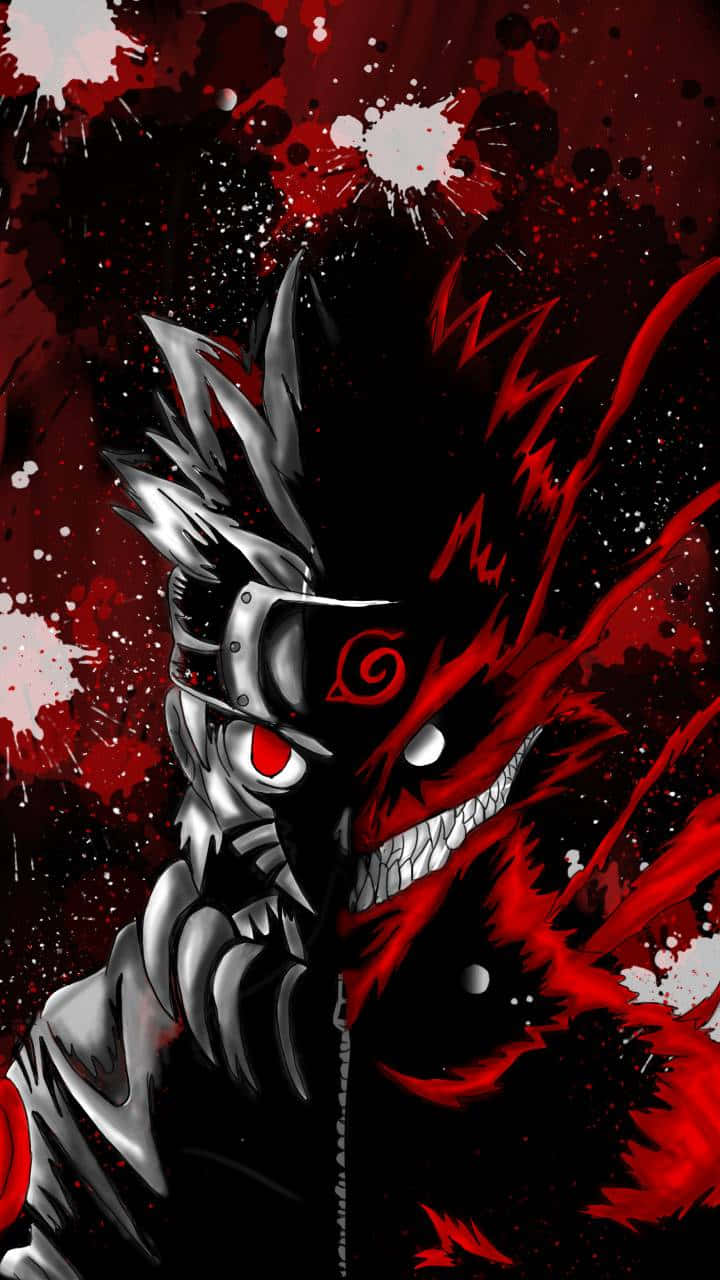 Rostro de Naruto y Kurama Fondos de pantalla