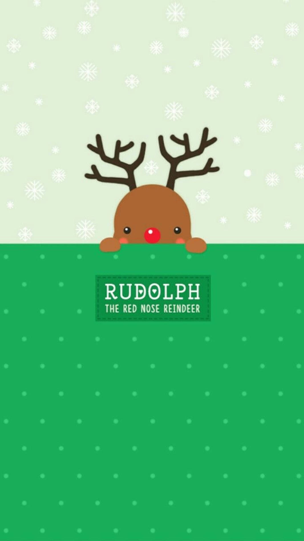 Rudolph el Reno Navideño y Tierno Fondos de pantalla