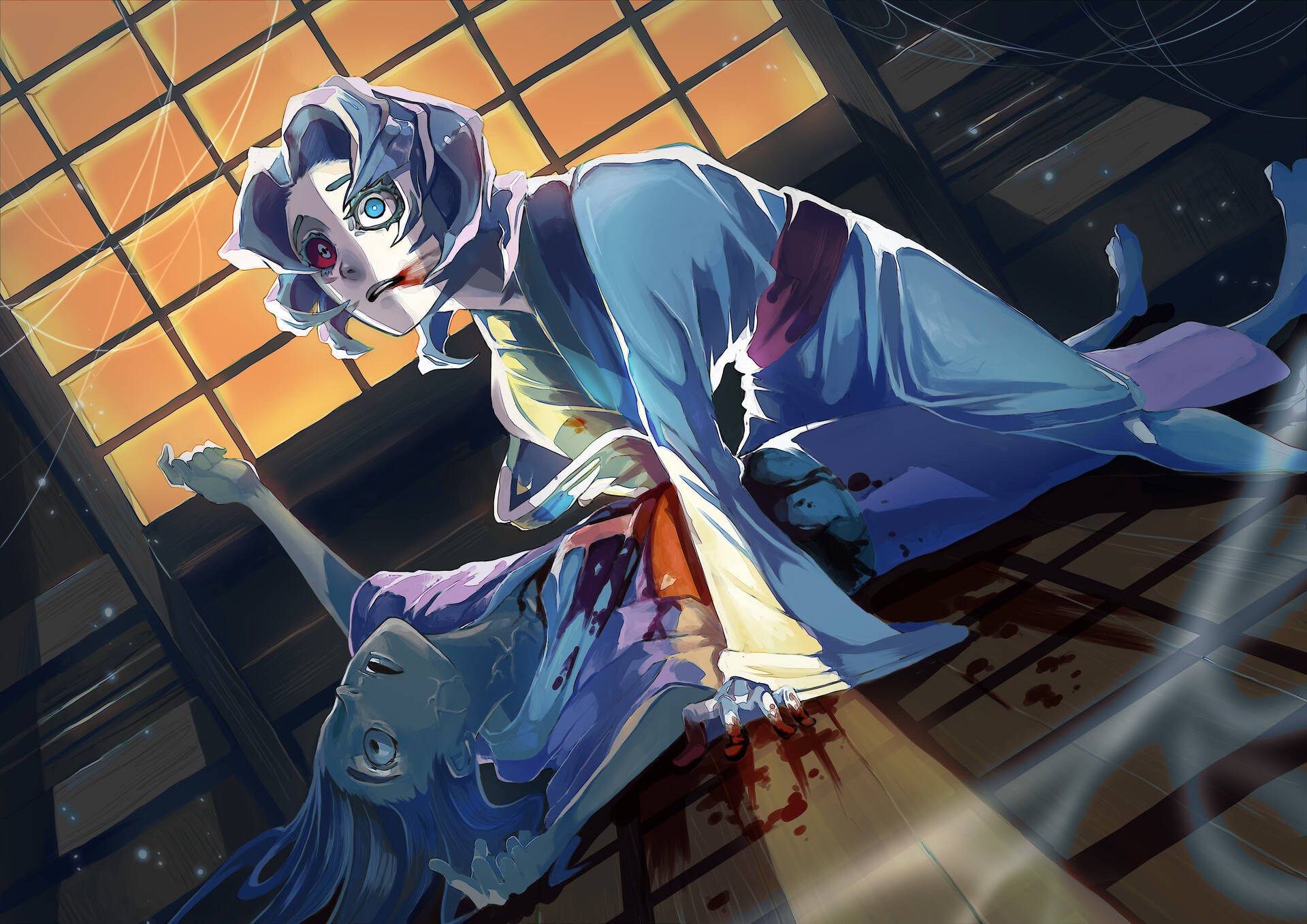 Rui de Demon Slayer en la casa Fondos de pantalla
