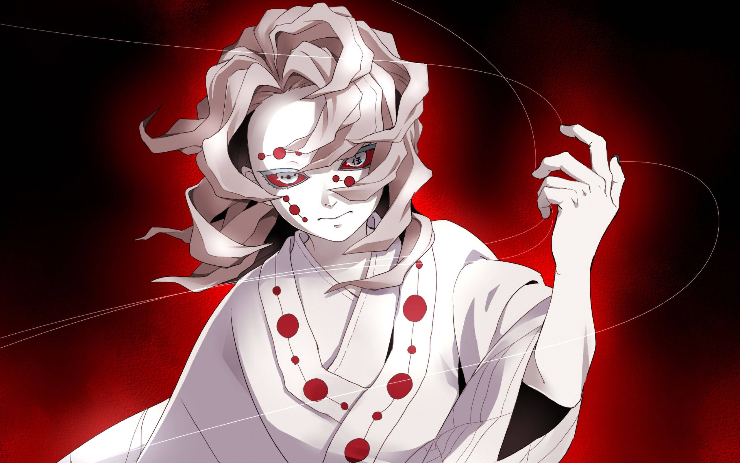 Rui Demon Slayer Rojo Ardiente Fondos de pantalla