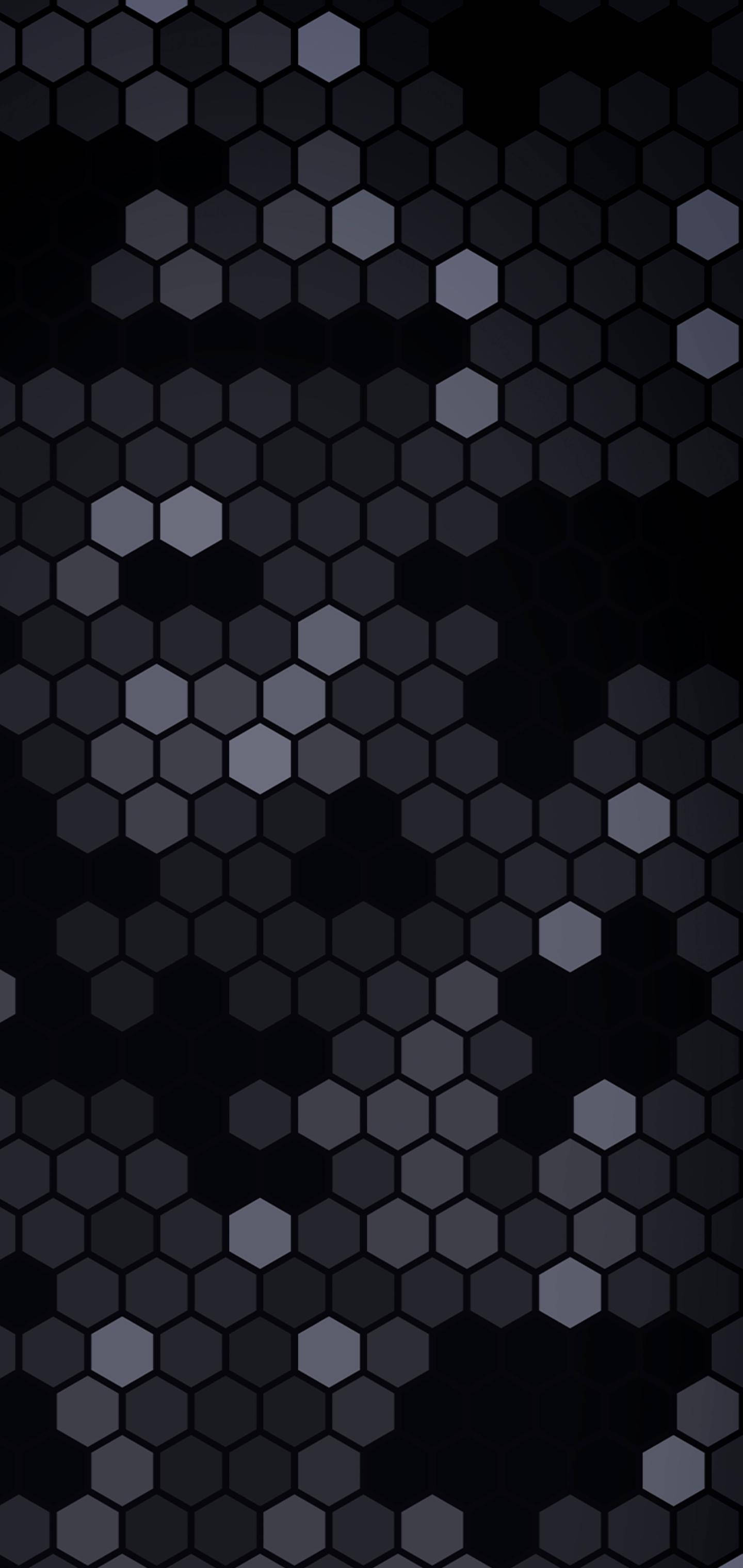 S10+ Abstracto Negro Hexágono Fondos de pantalla