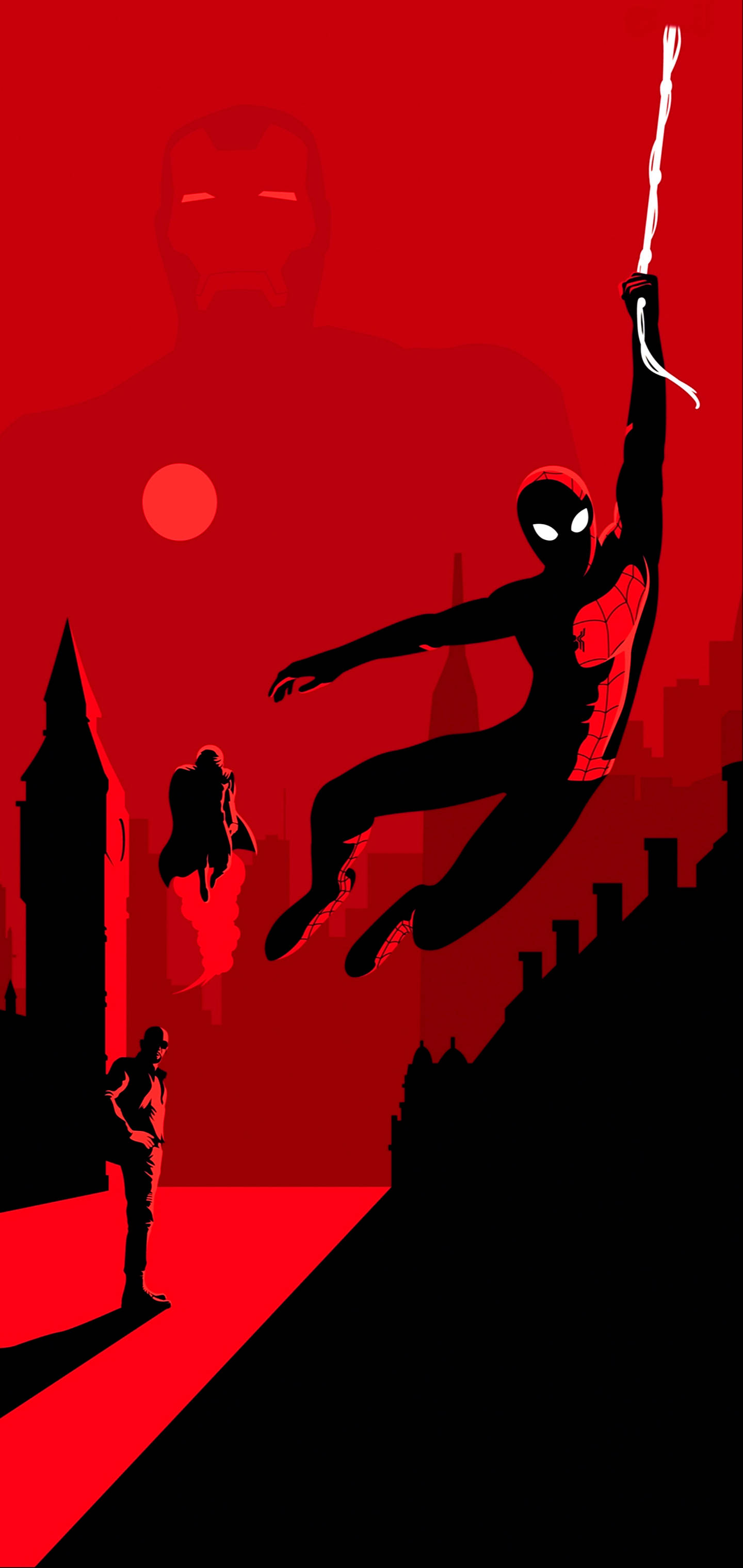 S10+ Spiderman Y Ironman Fondos de pantalla