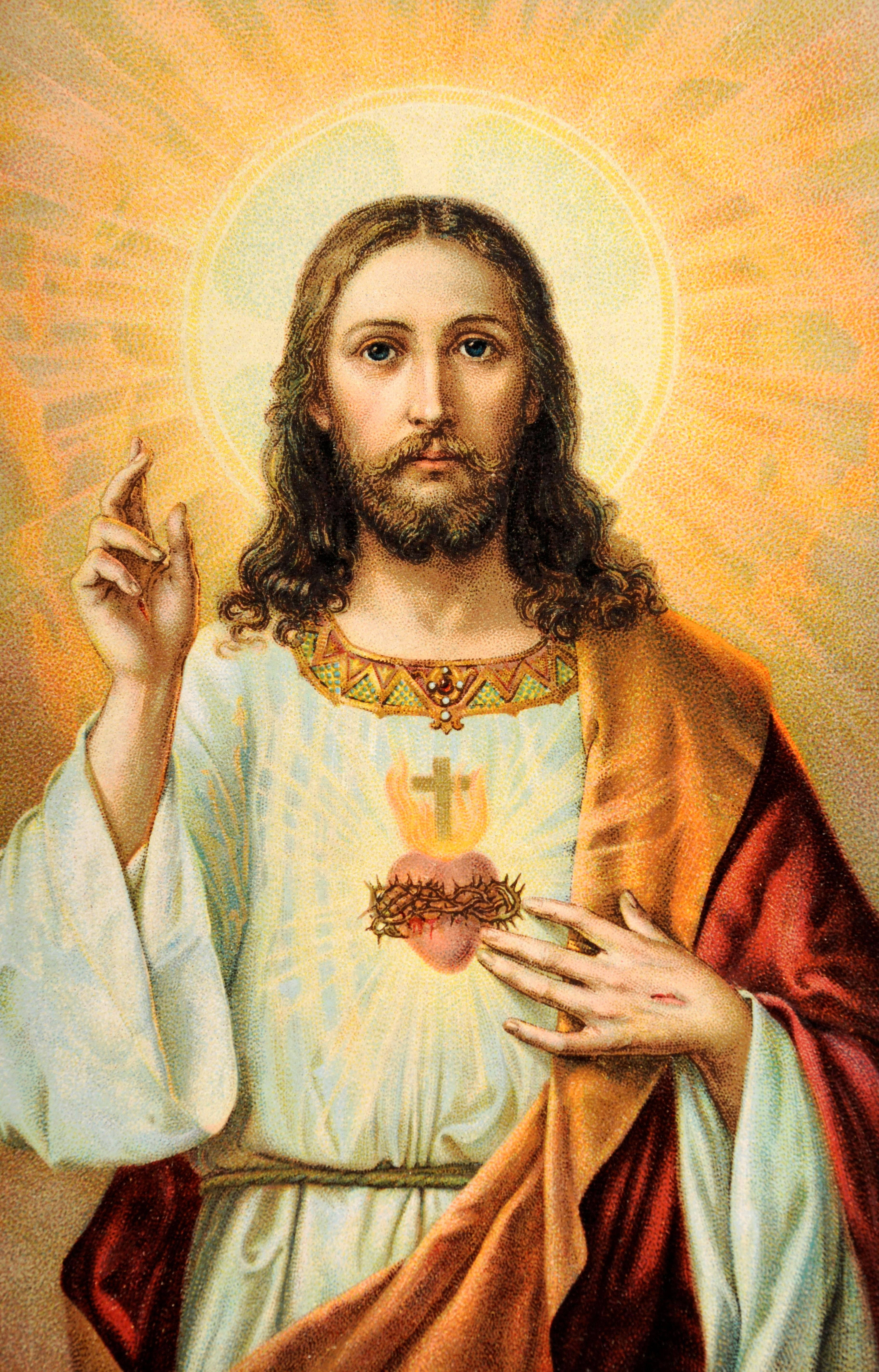 Sagrado Corazón de Jesús 4K iPhone Fondos de pantalla