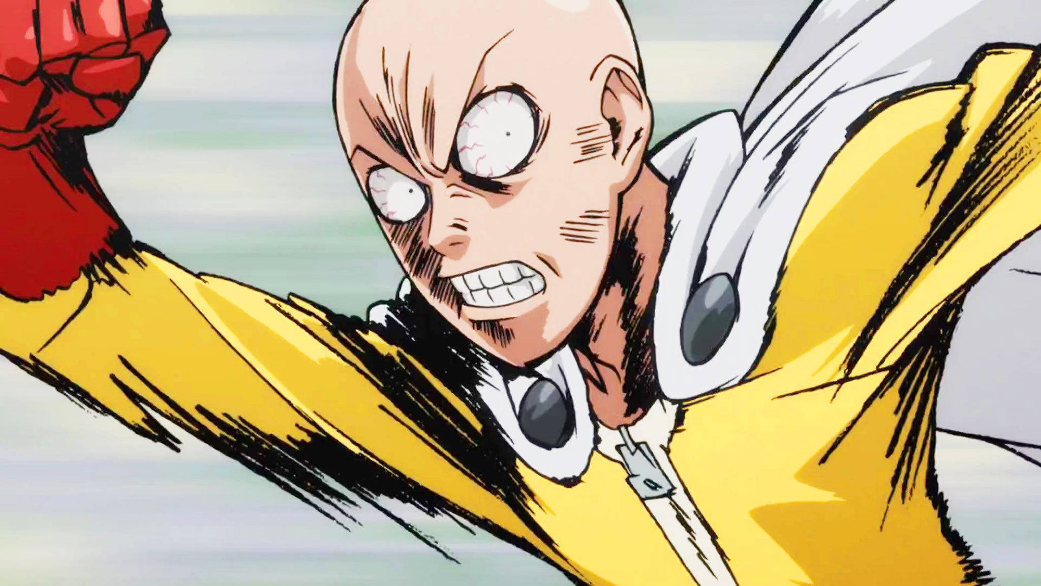Saitama Corriendo Rápido Divertido de Anime Fondos de pantalla