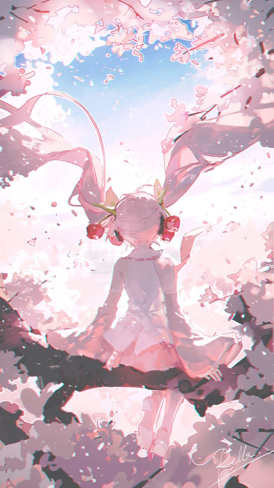 Sakura Miku en Primavera Fondos de pantalla