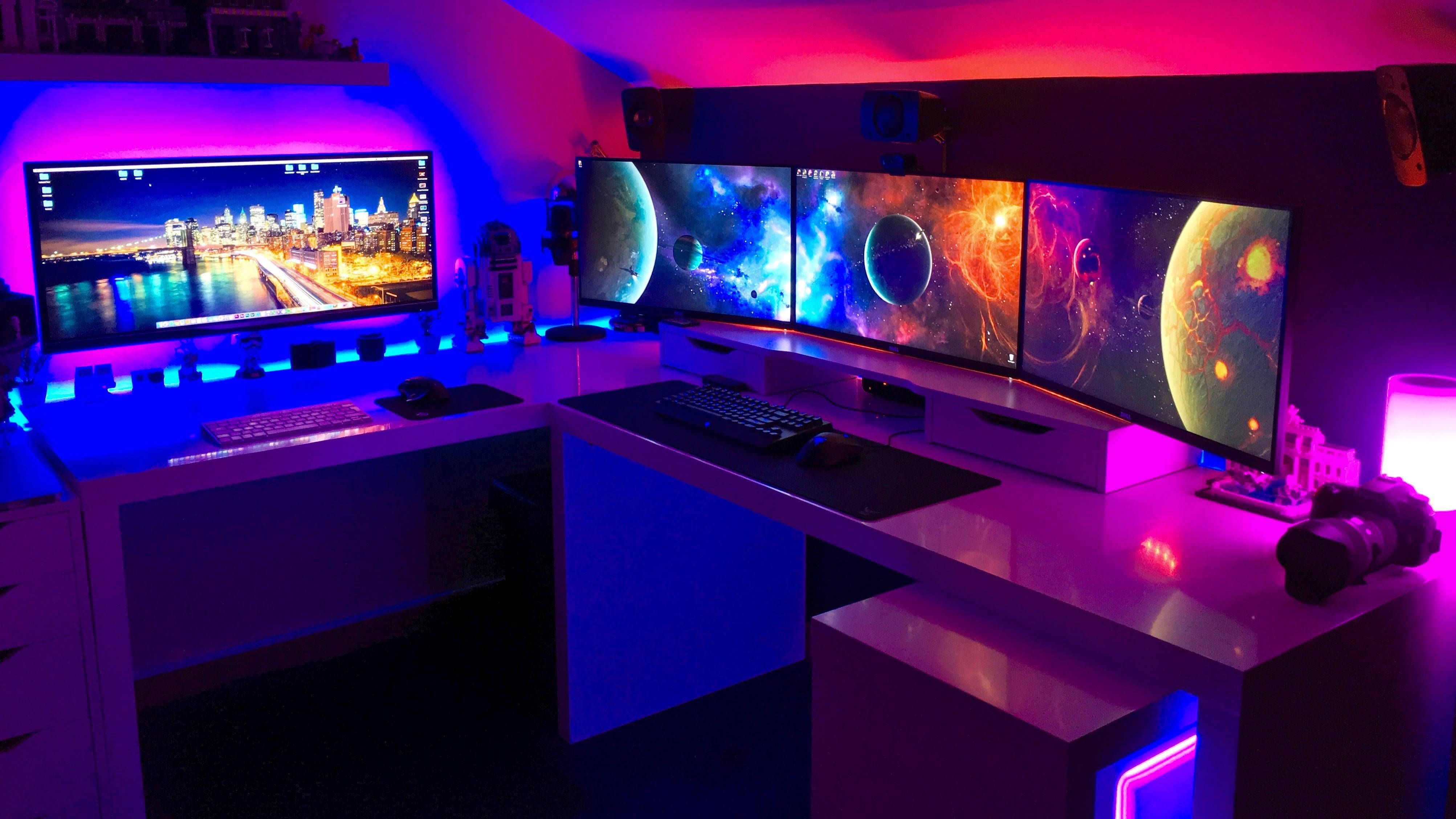 Sala de Juegos Galaxy Triple Escritorio Fondos de pantalla