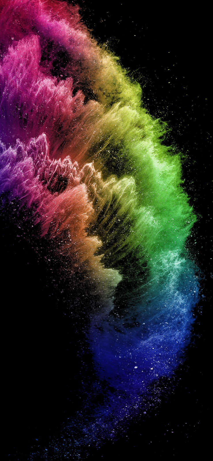 Salpicadura de Pintura Colorida Fondo OLED Pixel 3 Fondos de pantalla