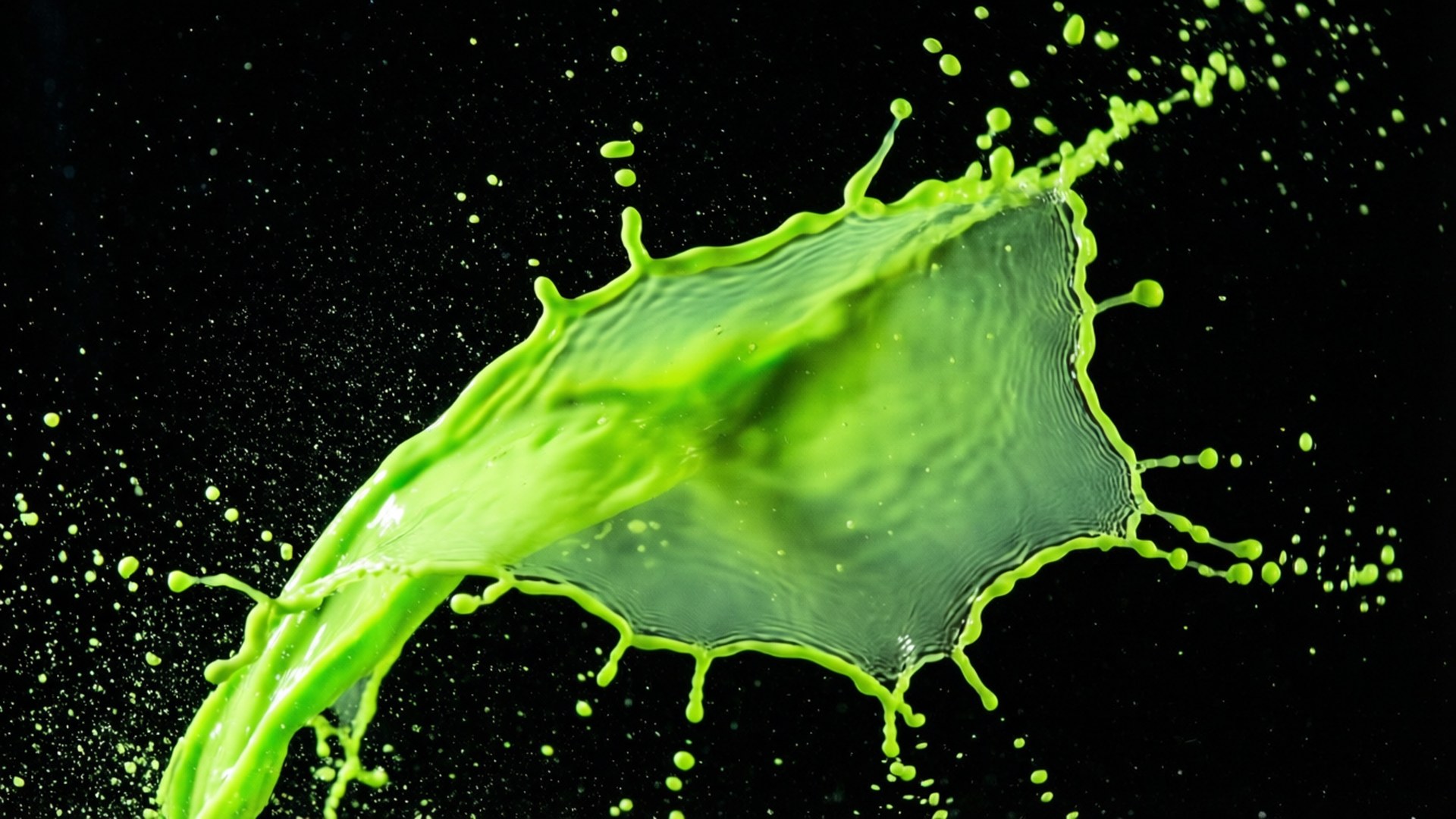 Salpicadura Verde Fondos de pantalla