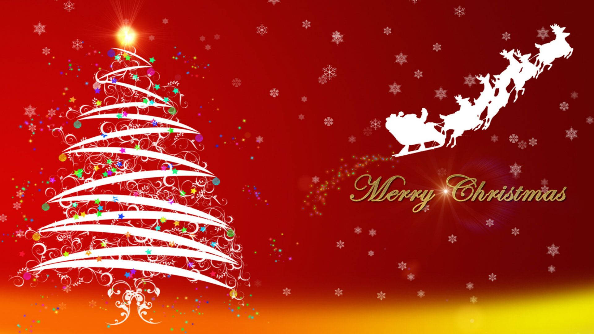 Saludo estético rojo de Navidad australiana Fondos de pantalla